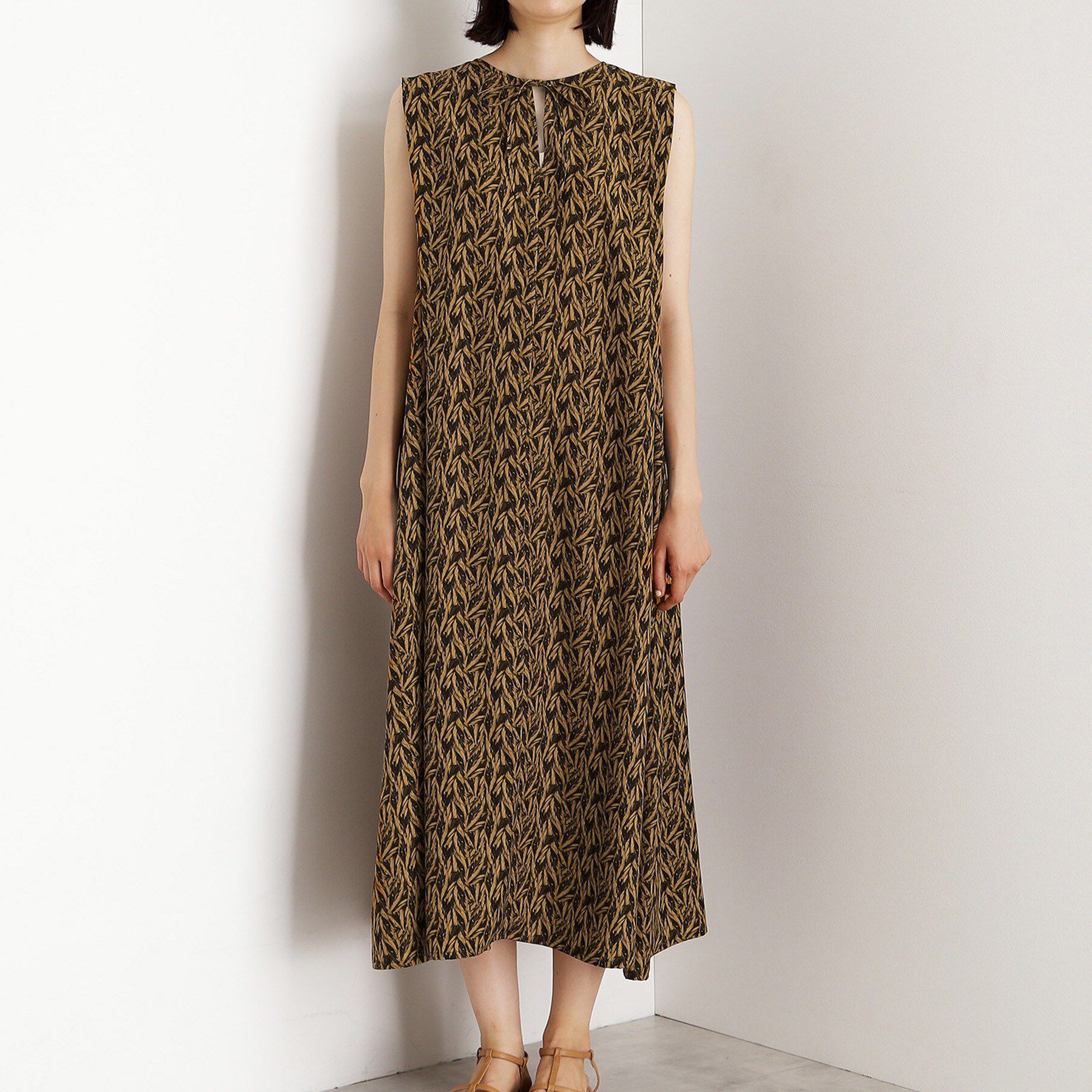 THE SHOP TK「ショルダータックワンピース【洗える】」|ワンピース|