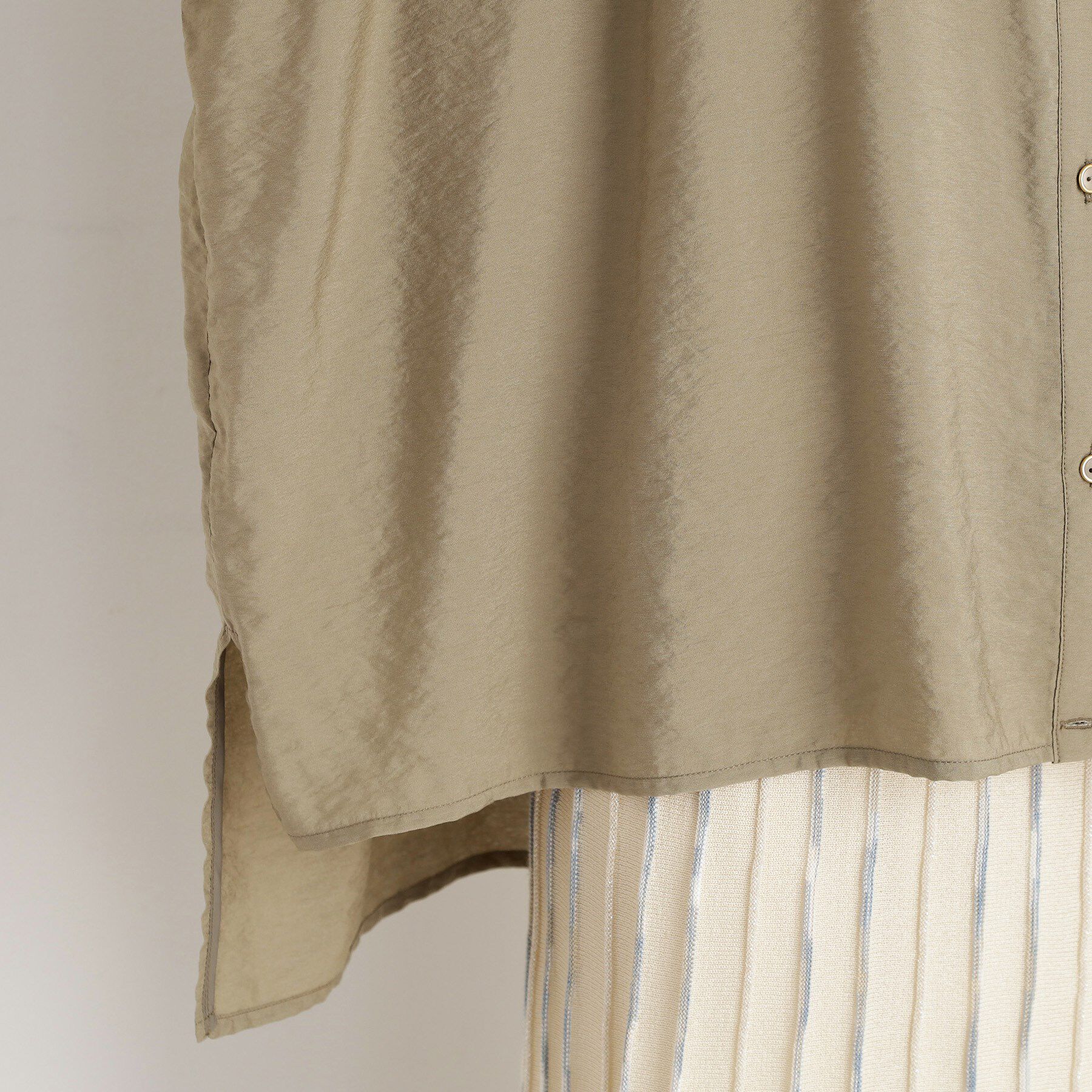 THE SHOP TK「ギャザーボリュームシャツ【洗濯機OK】」|シャツ・ブラウス|