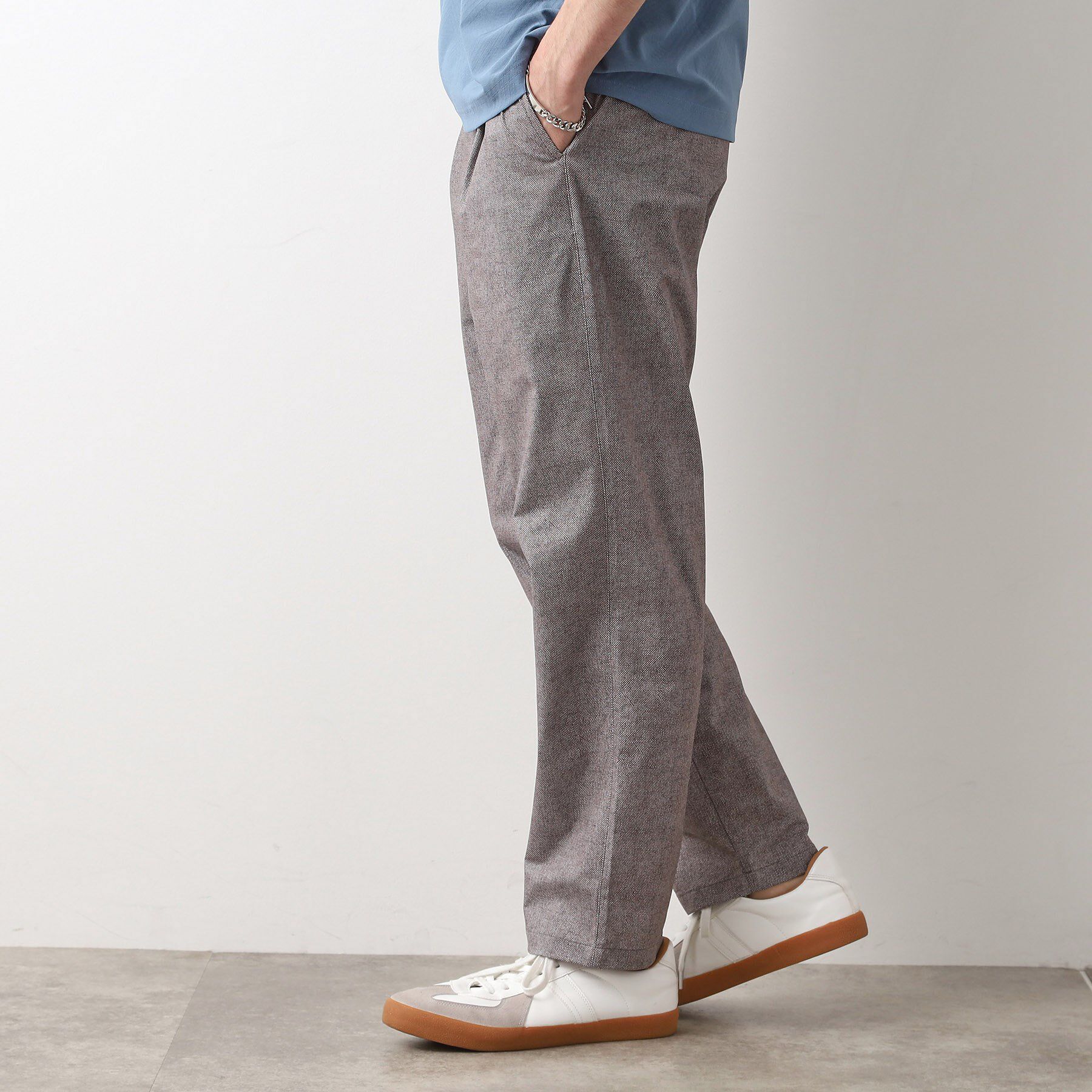 THE SHOP TK「スマートムーブメッシュバーズアイイージーパンツ　【軽量/洗濯機OK/セットアップ可】」|その他|