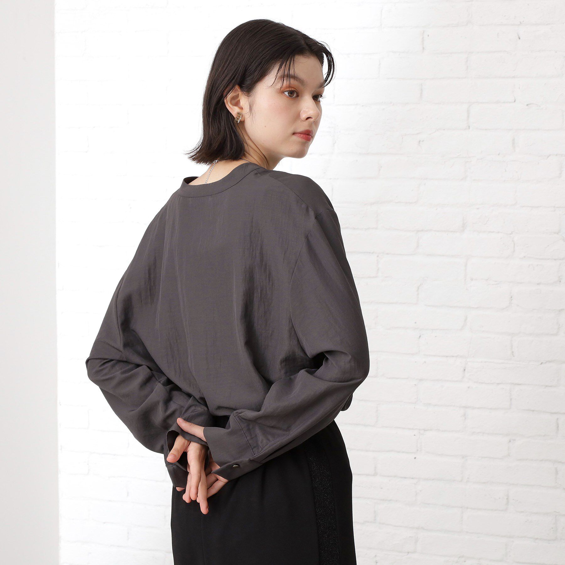 THE SHOP TK「【通勤にもデイリーにも】ダブルポケットスキッパーシャツ/洗濯機OK」|シャツ・ブラウス|