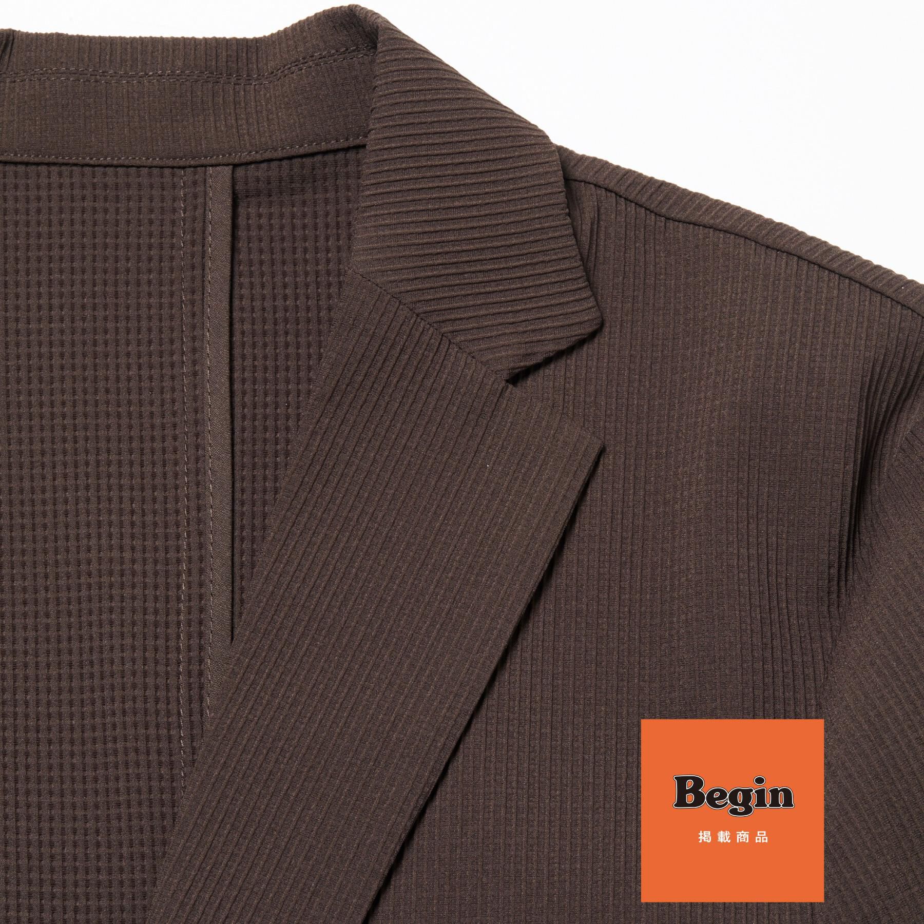 THE SHOP TK「【Begin/ビギン10月号掲載】楊柳スマートジャケット　軽量/洗濯機OK/セットアップ可」|テーラードジャケット|