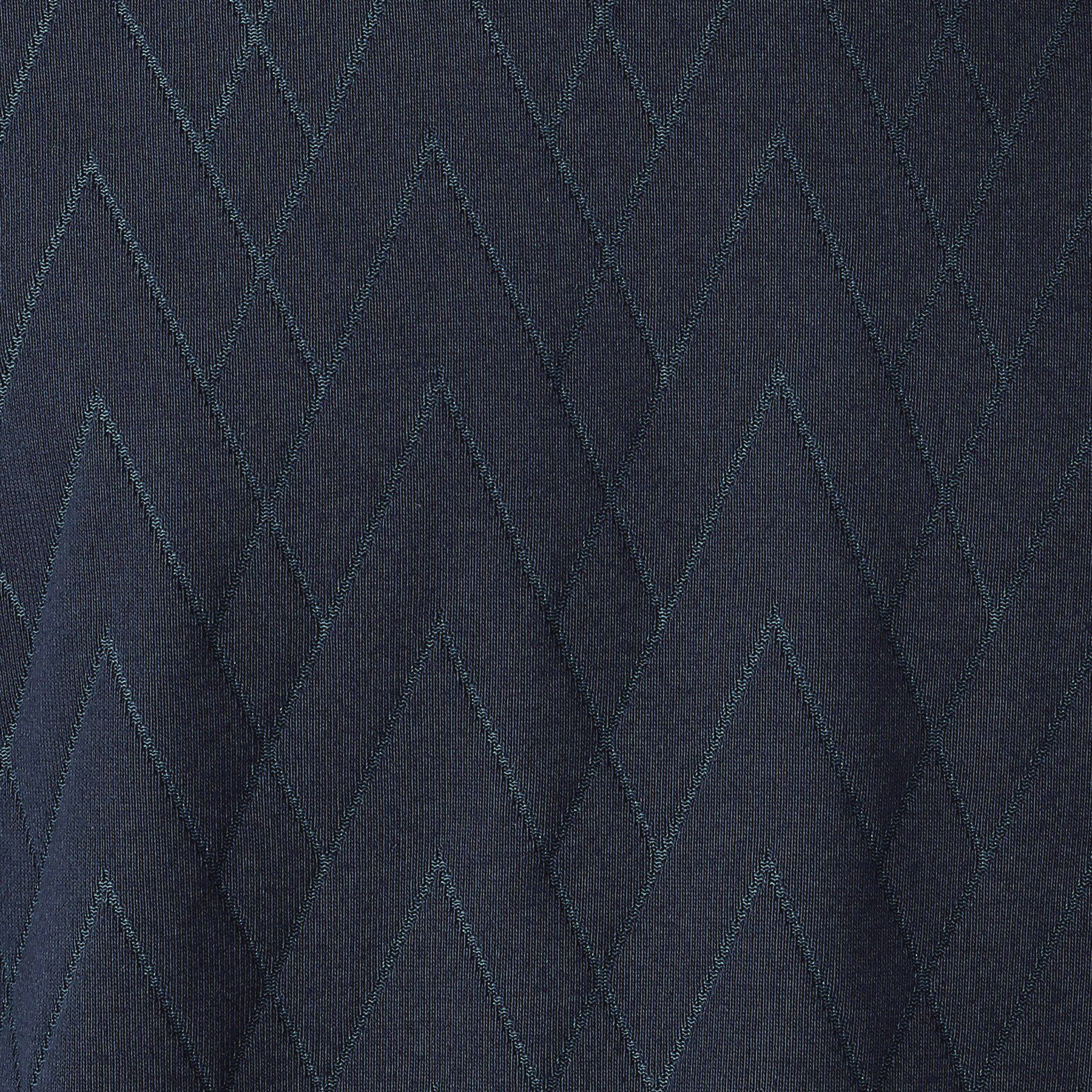 THE SHOP TK「リンクスジオメトリック長袖Tシャツ【サスティナブル素材使用/洗濯機OK】」|Tシャツ・カットソー|