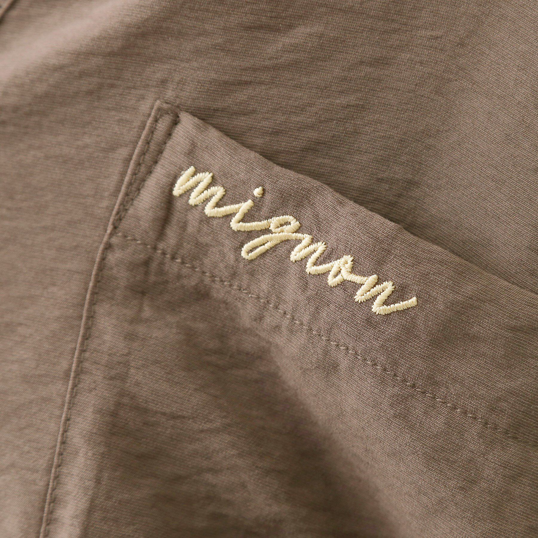 THE SHOP TK「刺繍ポケットオーバーシャツ【体型カバー/洗濯機OK】」|シャツ・ブラウス|