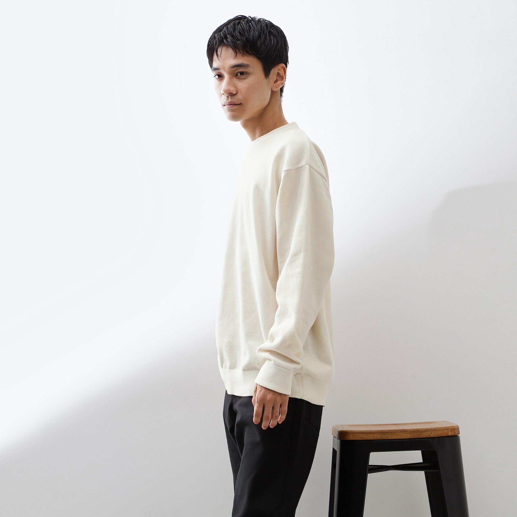 THE SHOP TK「【触れるたびに心地良い】ライトモールニット　洗濯機OK/ユニセックスでおすすめ！」|ニット・セーター|