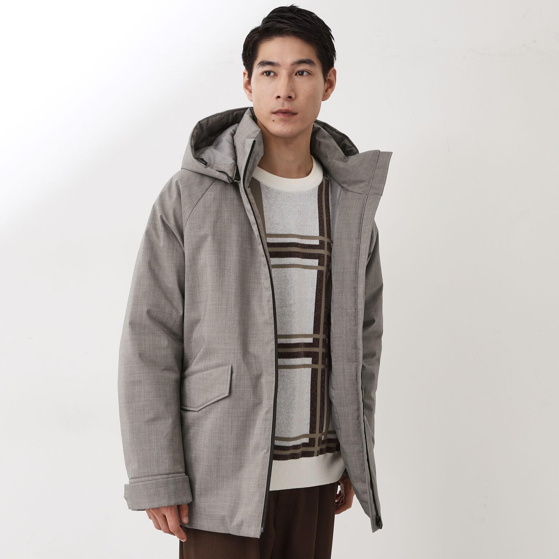 THE SHOP TK「【軽くて、暖かい】SORONA／ソロナ 中綿ブルゾン 防風/軽量/洗濯機OK/フード脱着可」|ブルゾン・スタジャン|