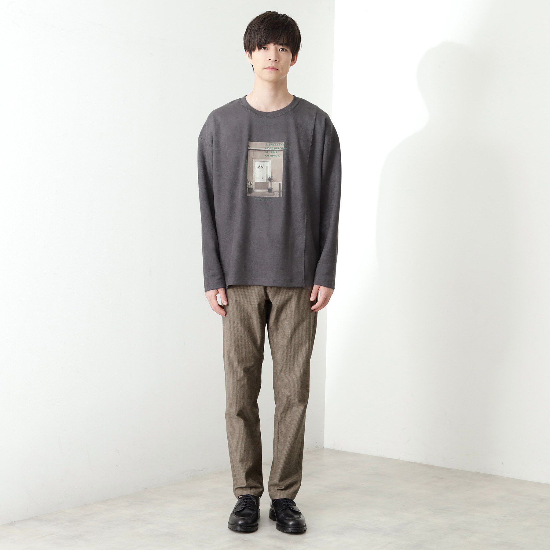 THE SHOP TK「7DAYSヘリンボンパンツ WARM【裏起毛/ストレッチ/洗濯機OK】」|その他|