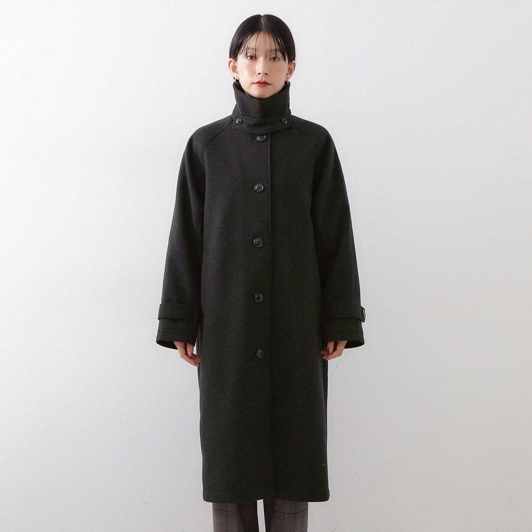 THE SHOP TK「ジャージメルトンスタンドカラーコート」|その他|