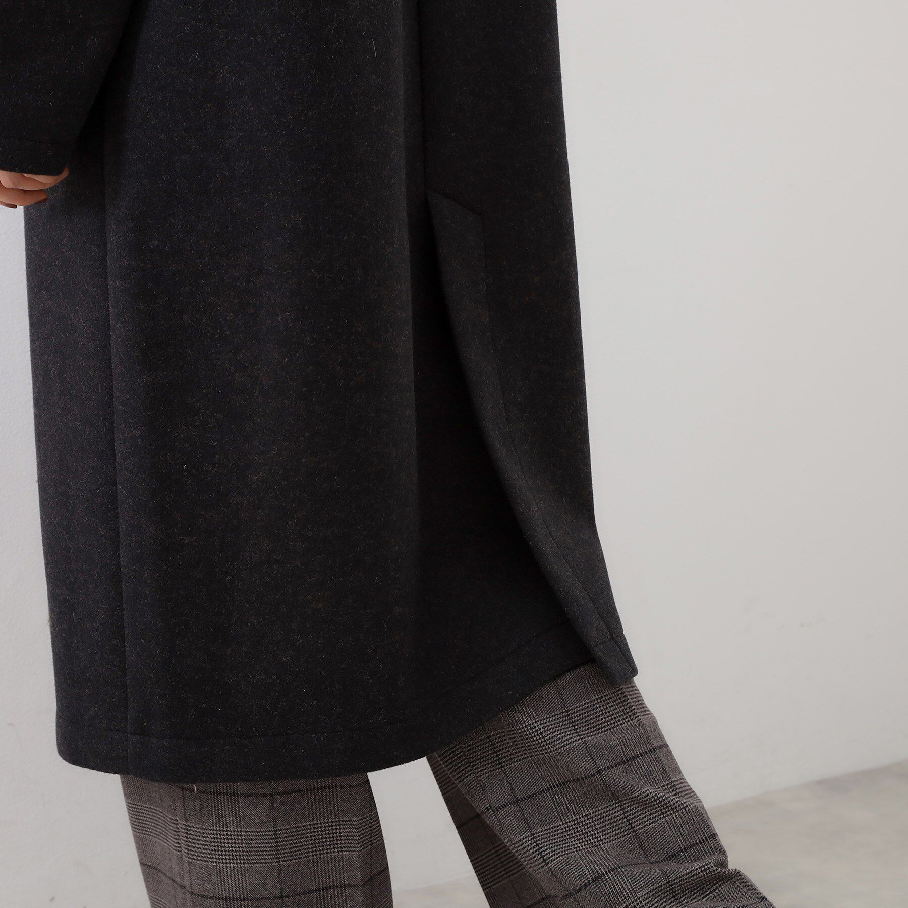 THE SHOP TK「ジャージメルトンスタンドカラーコート」|その他|