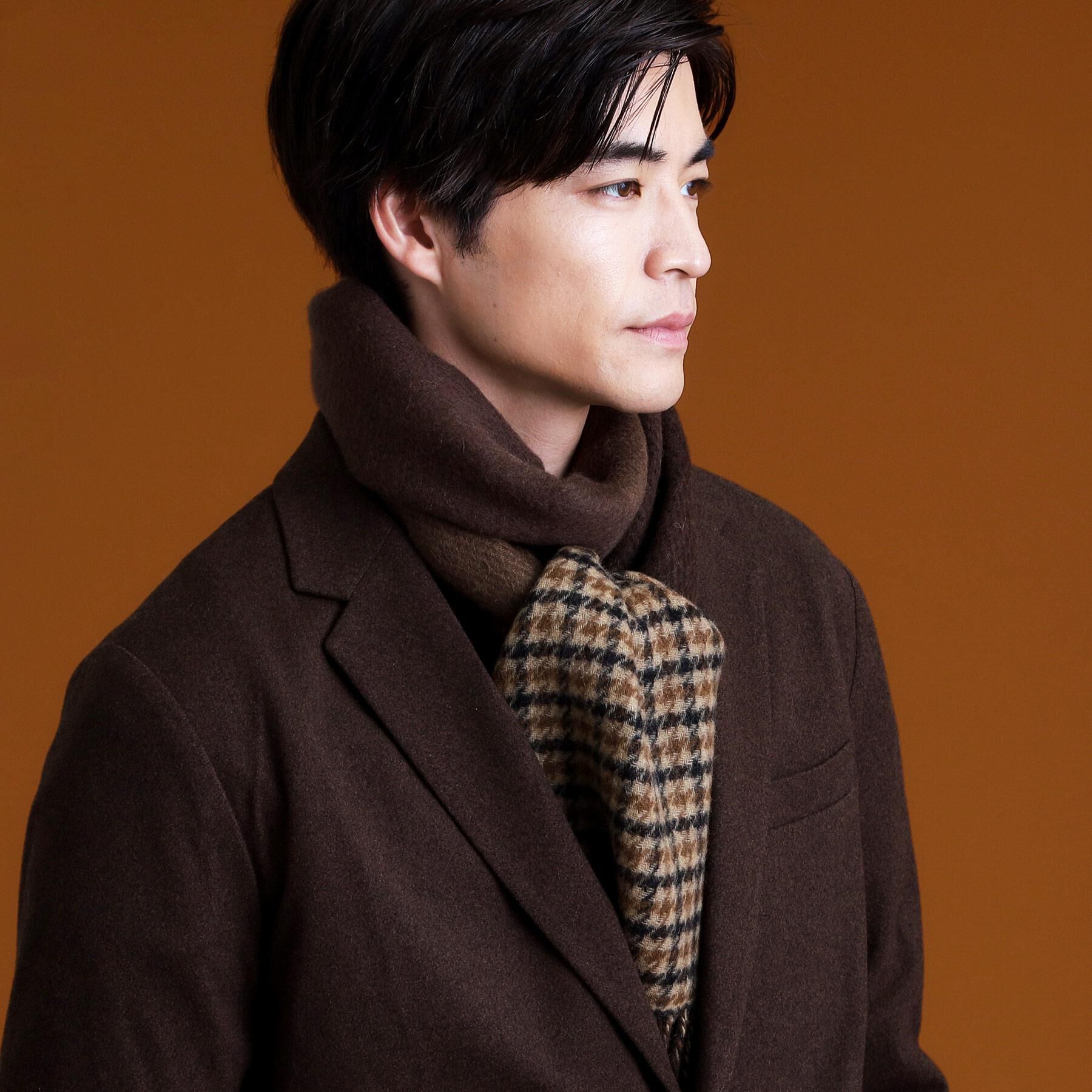 THE SHOP TK「ウールリバーシブルマフラー」|ストール|