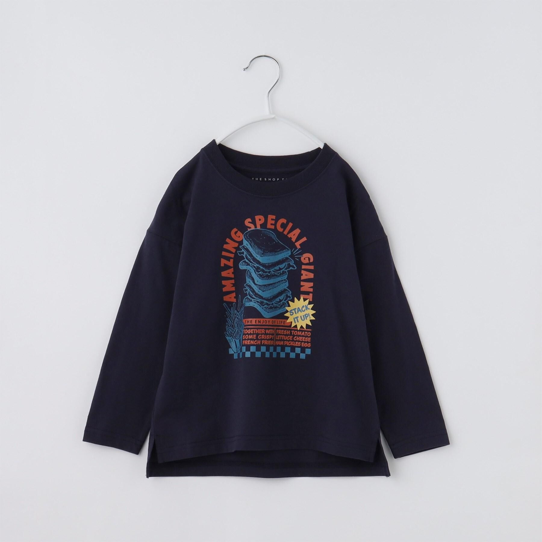 THE SHOP TK「【110-160】プリント長袖Tシャツ」|Tシャツ・カットソー|