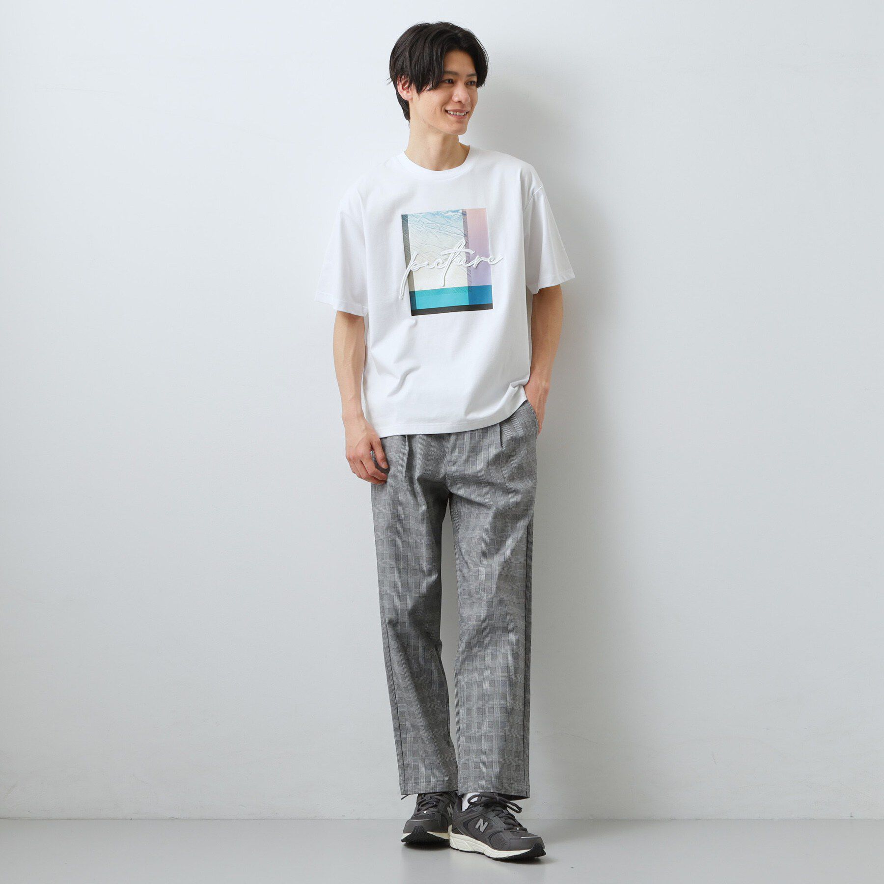 THE SHOP TK「コード刺繍 半袖Tシャツ 洗濯機OK」|Tシャツ・カットソー|