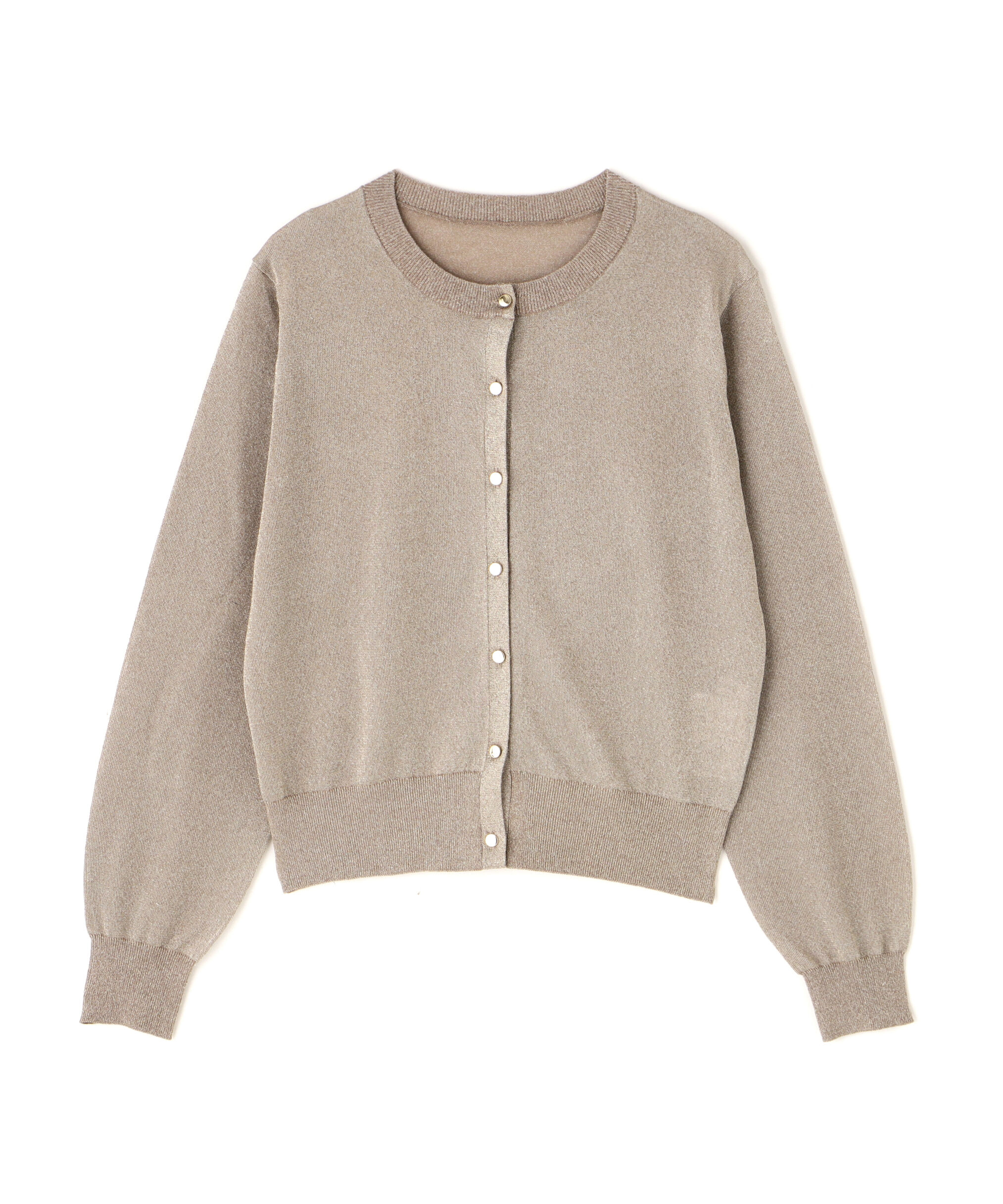  「ラメシアーベーシックカーディガン」|ニット・セーター|