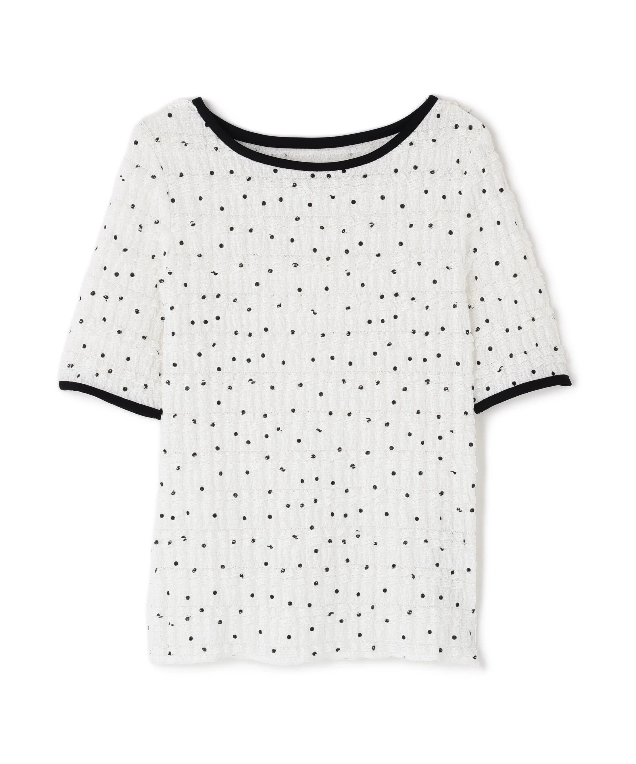  「ドットバイカラーカットソー」|Tシャツ・カットソー|