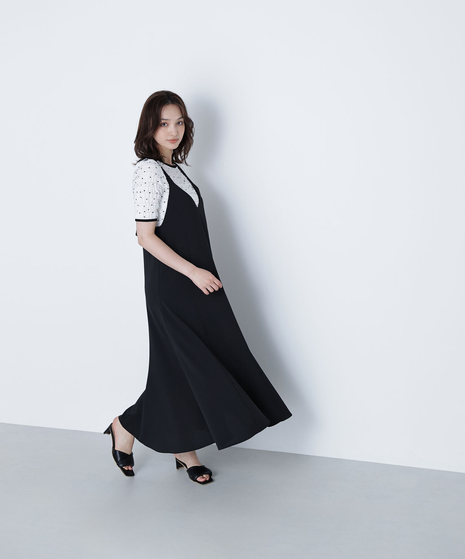  「ドットバイカラーカットソー」|Tシャツ・カットソー|