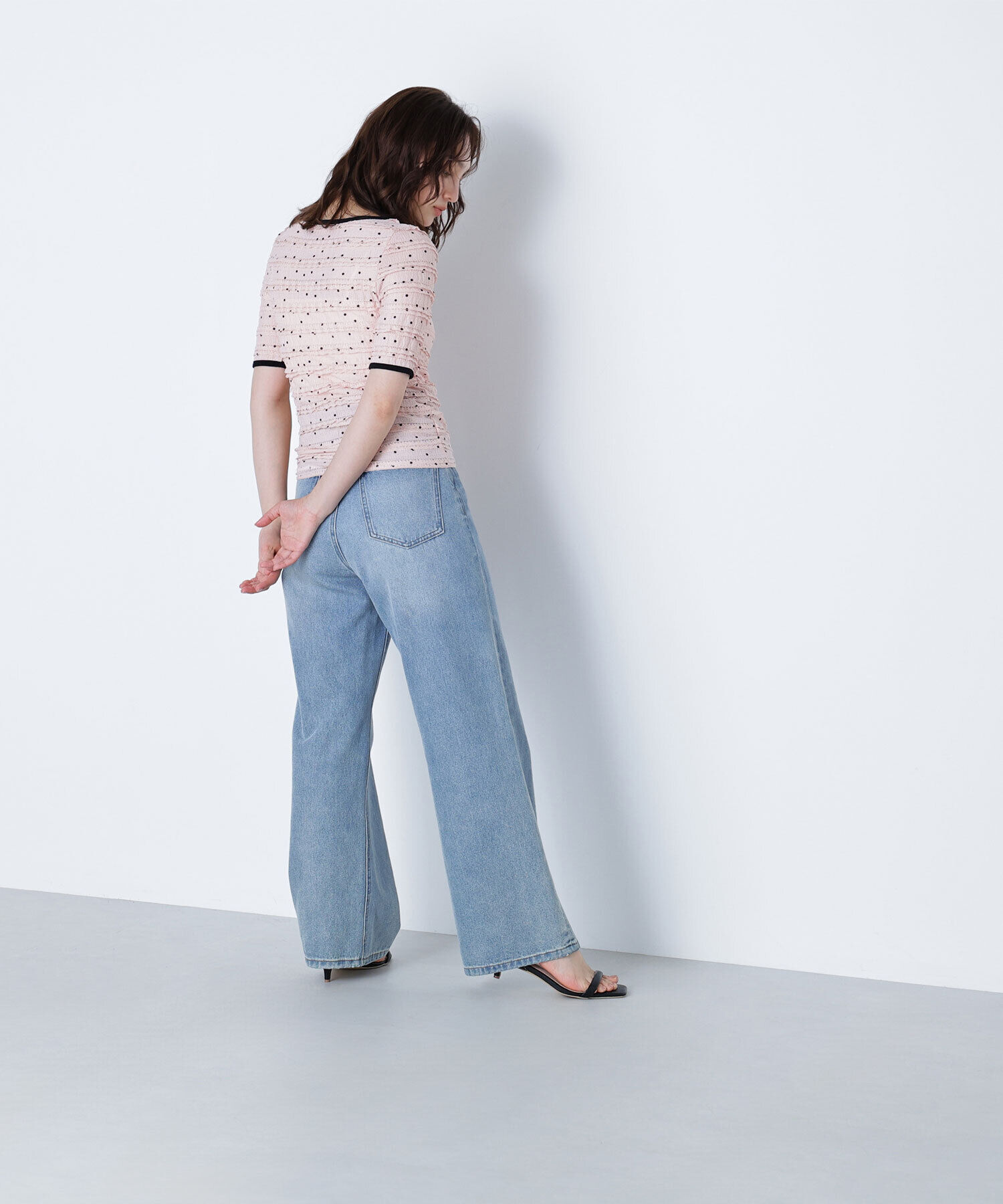  「ドットバイカラーカットソー」|Tシャツ・カットソー|