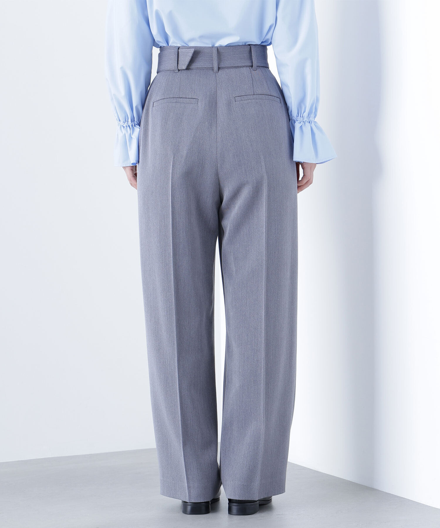  「コンパクトベスト セットアップ ワイドストレートパンツ」|その他|