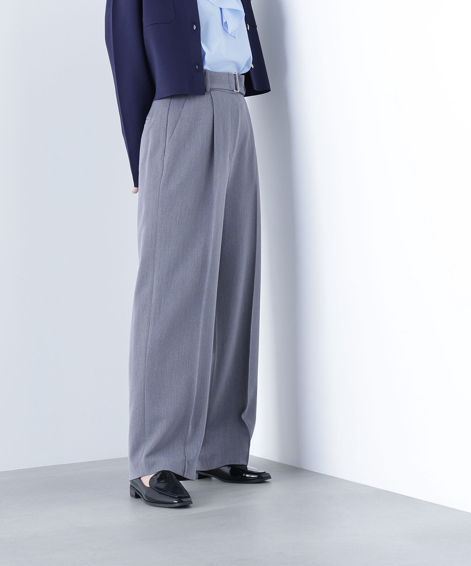  「コンパクトベスト セットアップ ワイドストレートパンツ」|その他|