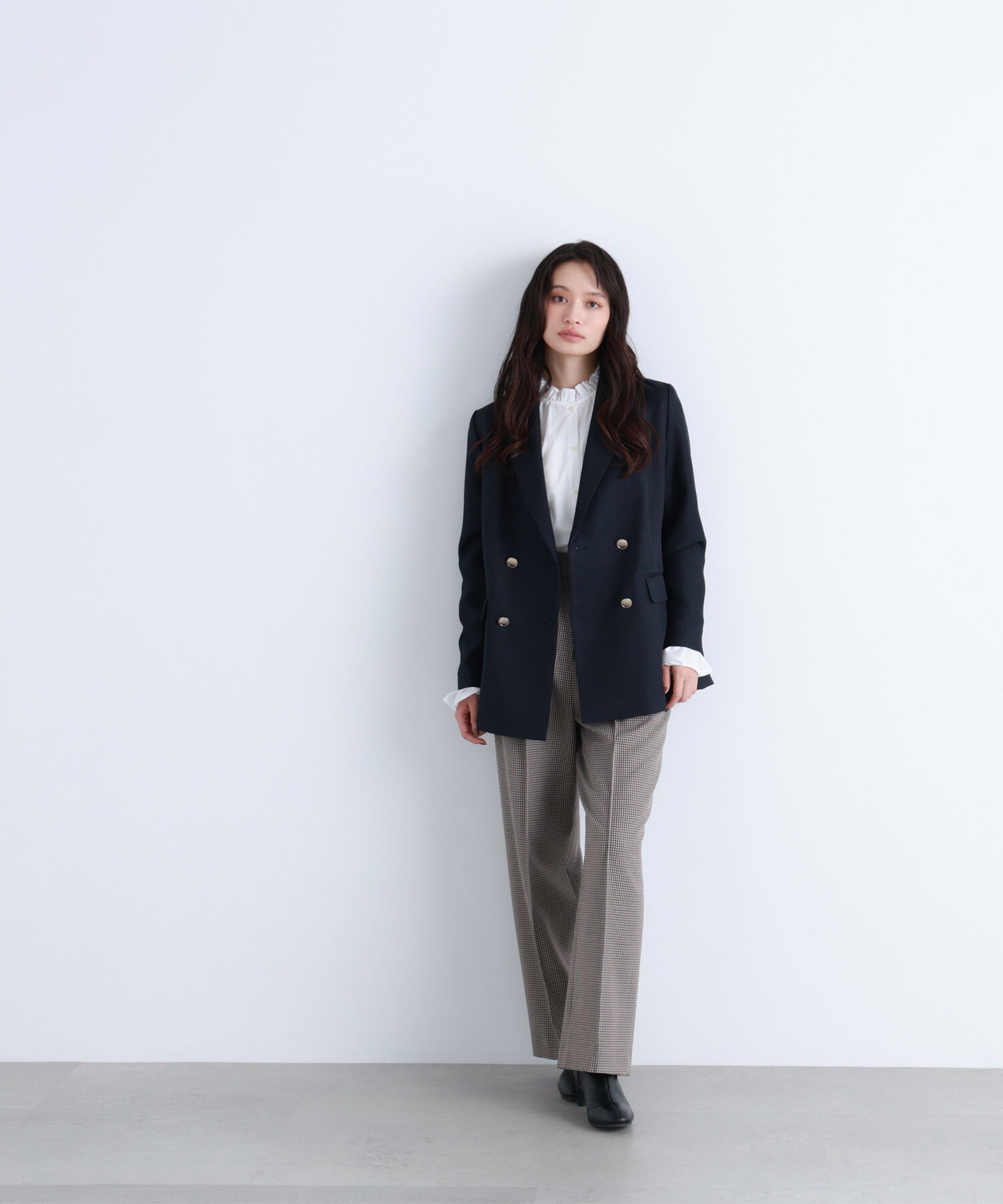  「コンパクトベスト セットアップ ワイドストレートパンツ」|その他|