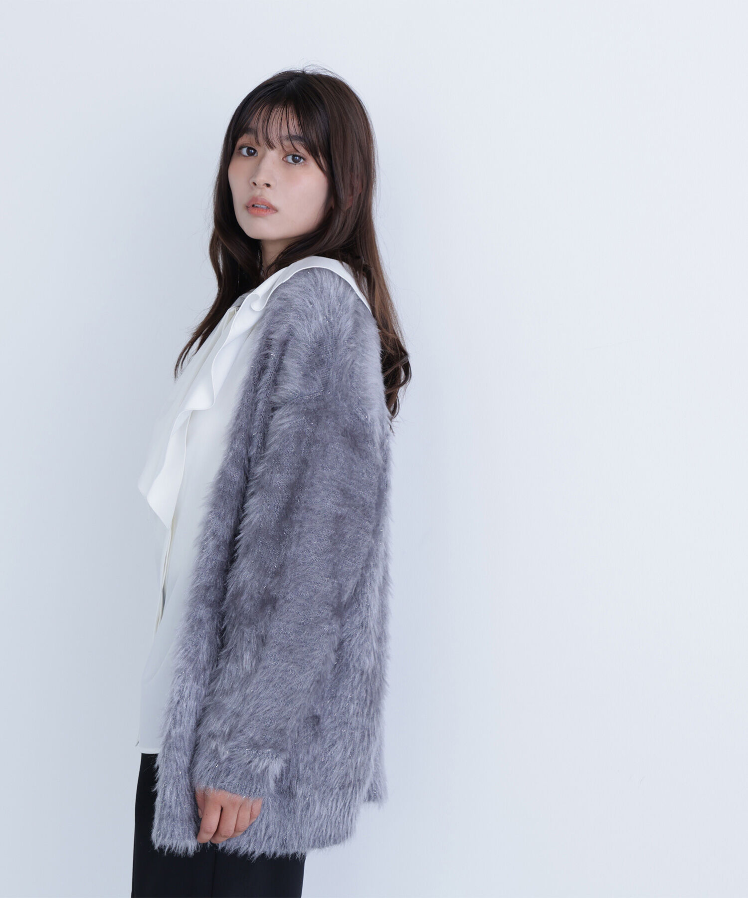  「デザインラッフルブラウス」|シャツ・ブラウス|