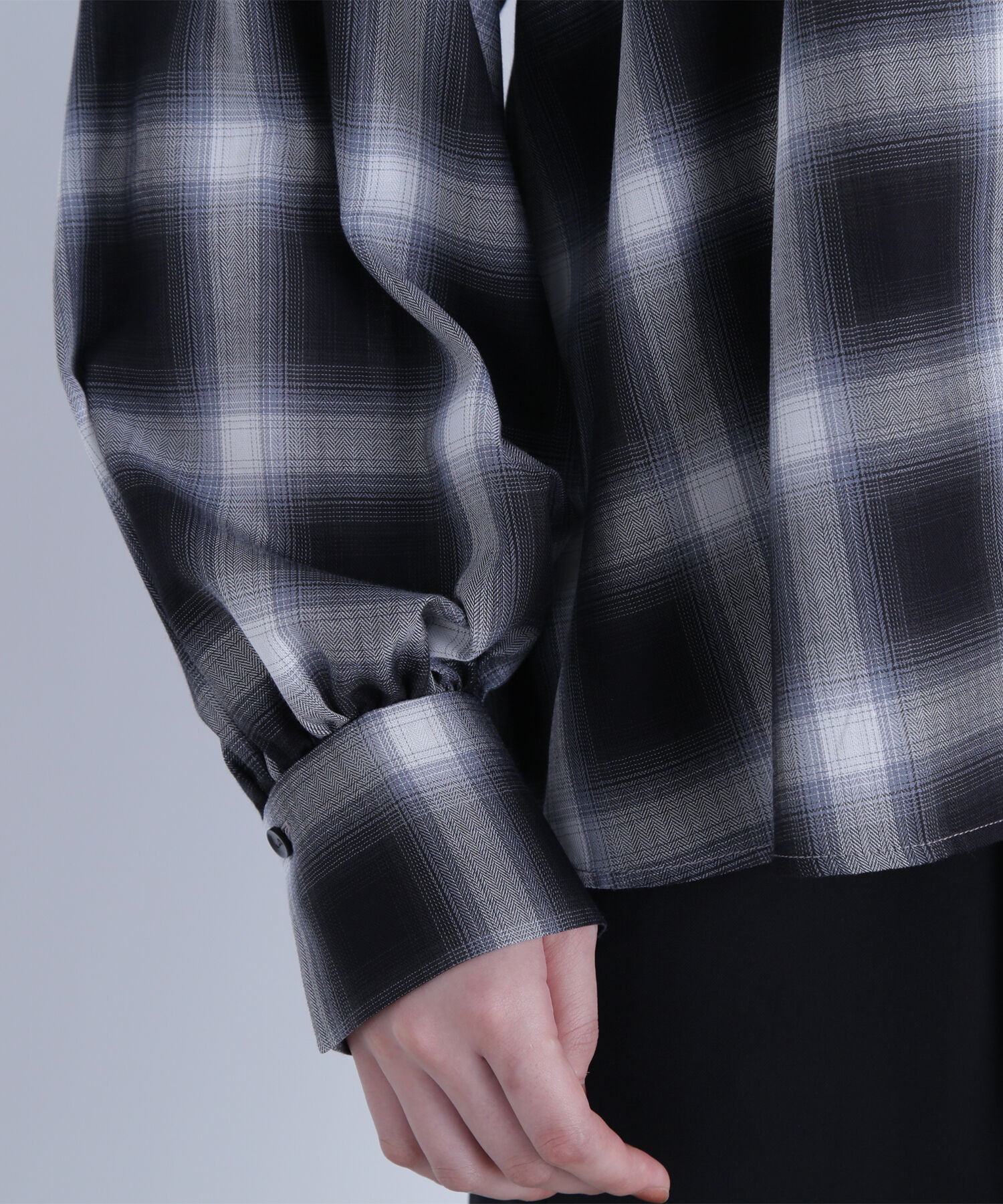  「チェックボウタイブラウス」|シャツ・ブラウス|