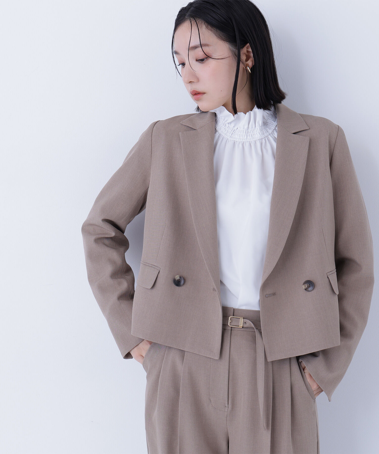  「クラッシー SETUP ショート丈ジャケット」|その他|