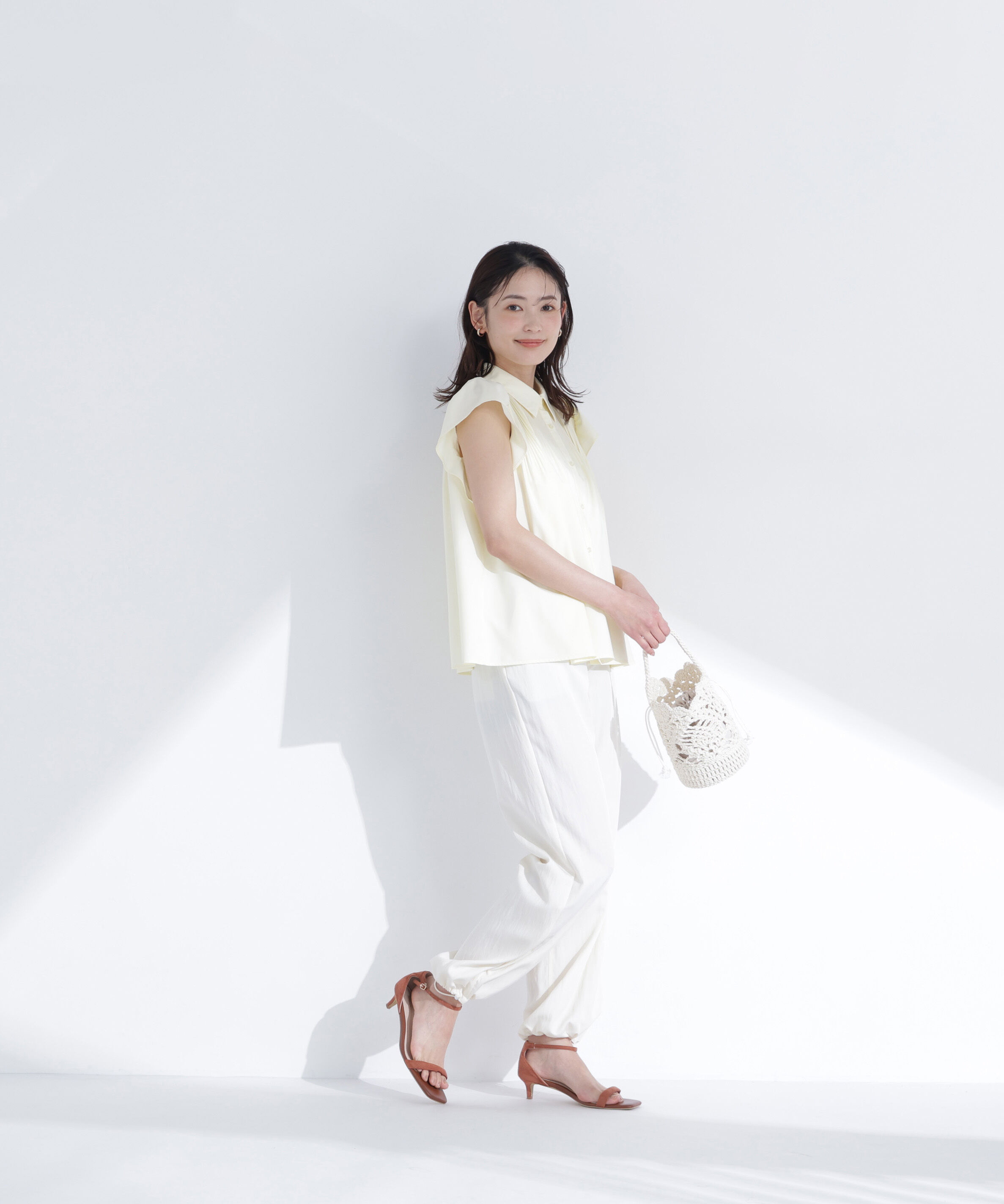  「プリーツフリルスリーブシャツ」|シャツ・ブラウス|