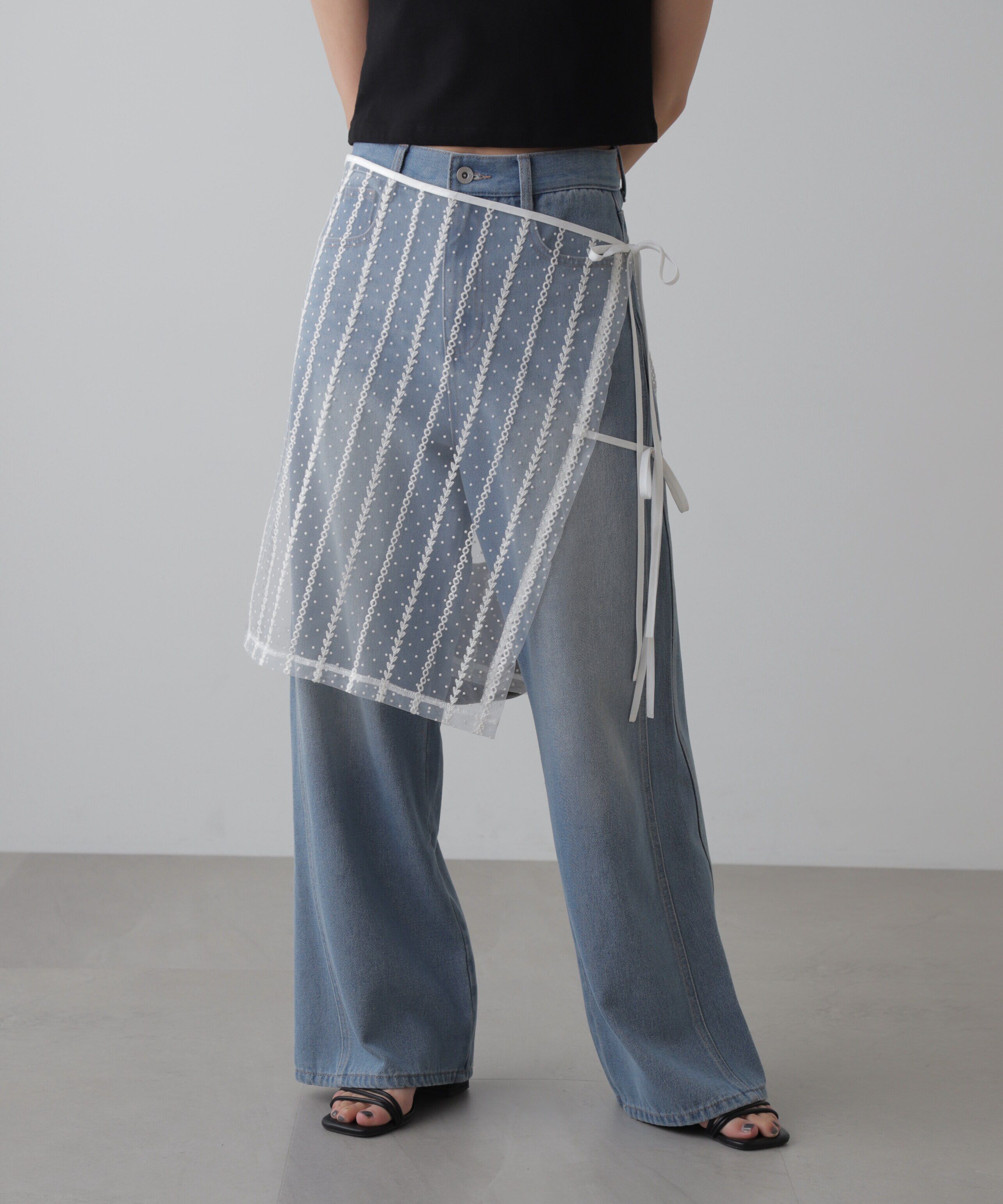  「レースラップスカート」|スカート|