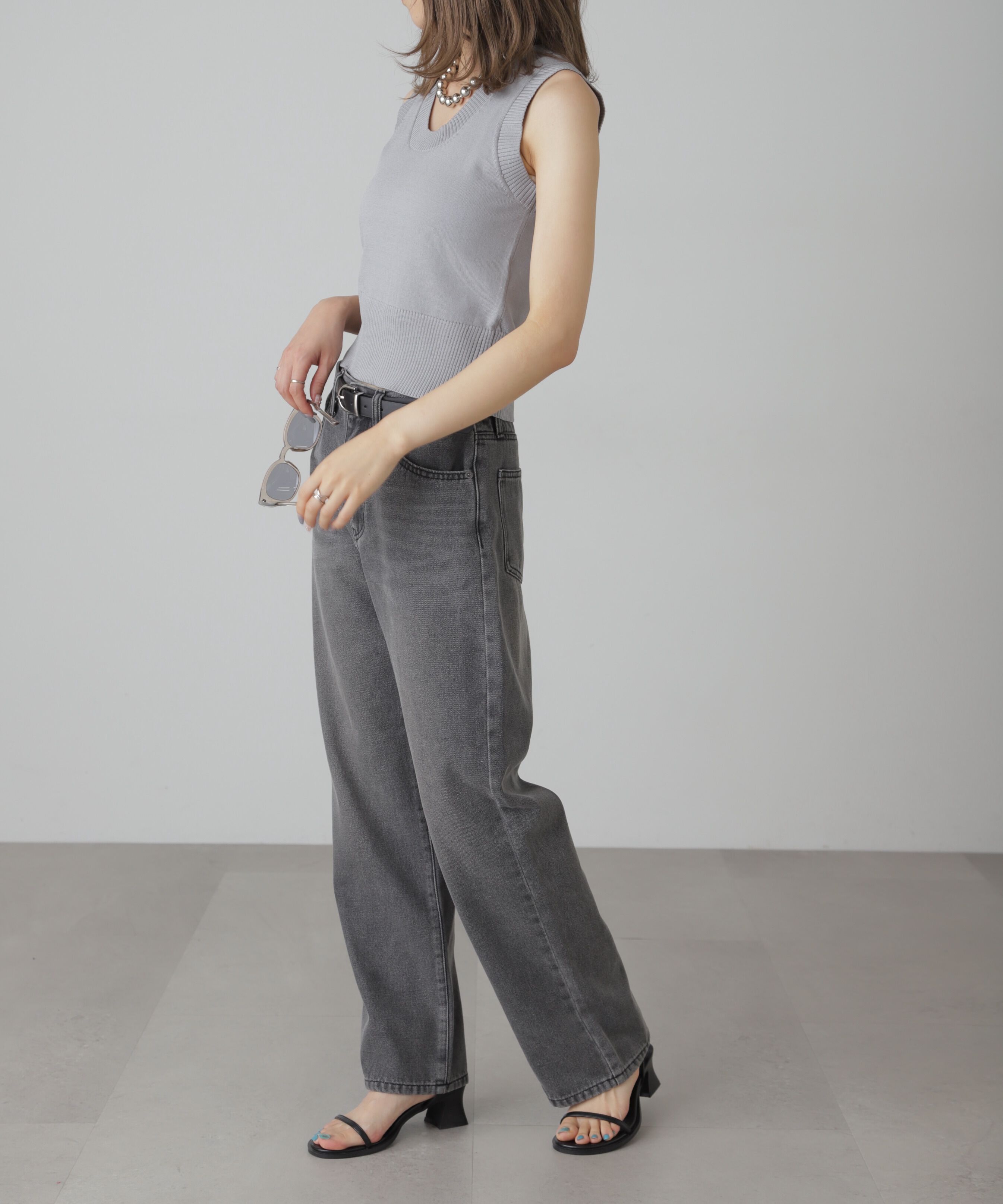  「[XS-Lサイズ展開]ストレートデニムパンツ」|その他|