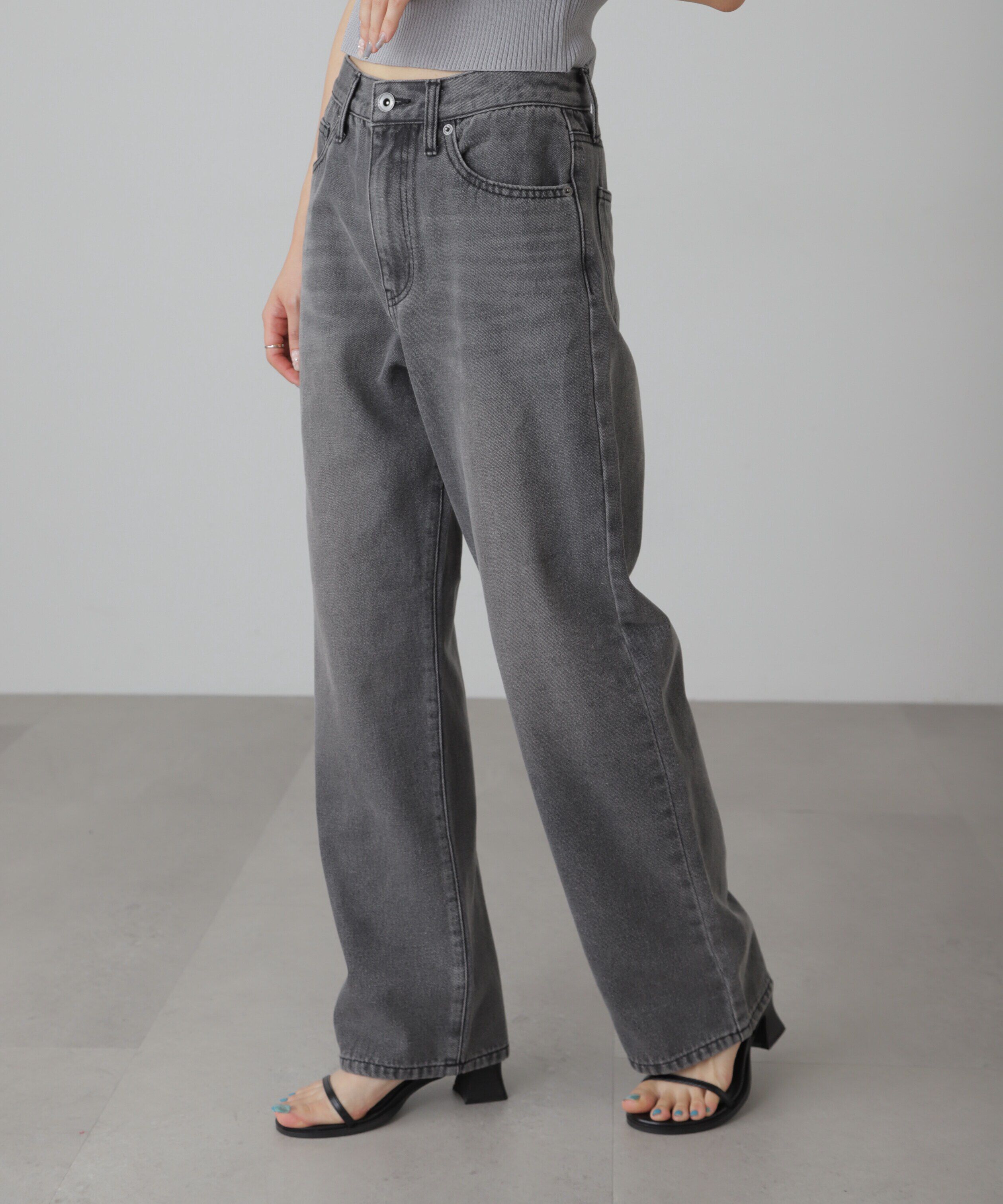  「[XS-Lサイズ展開]ストレートデニムパンツ」|その他|