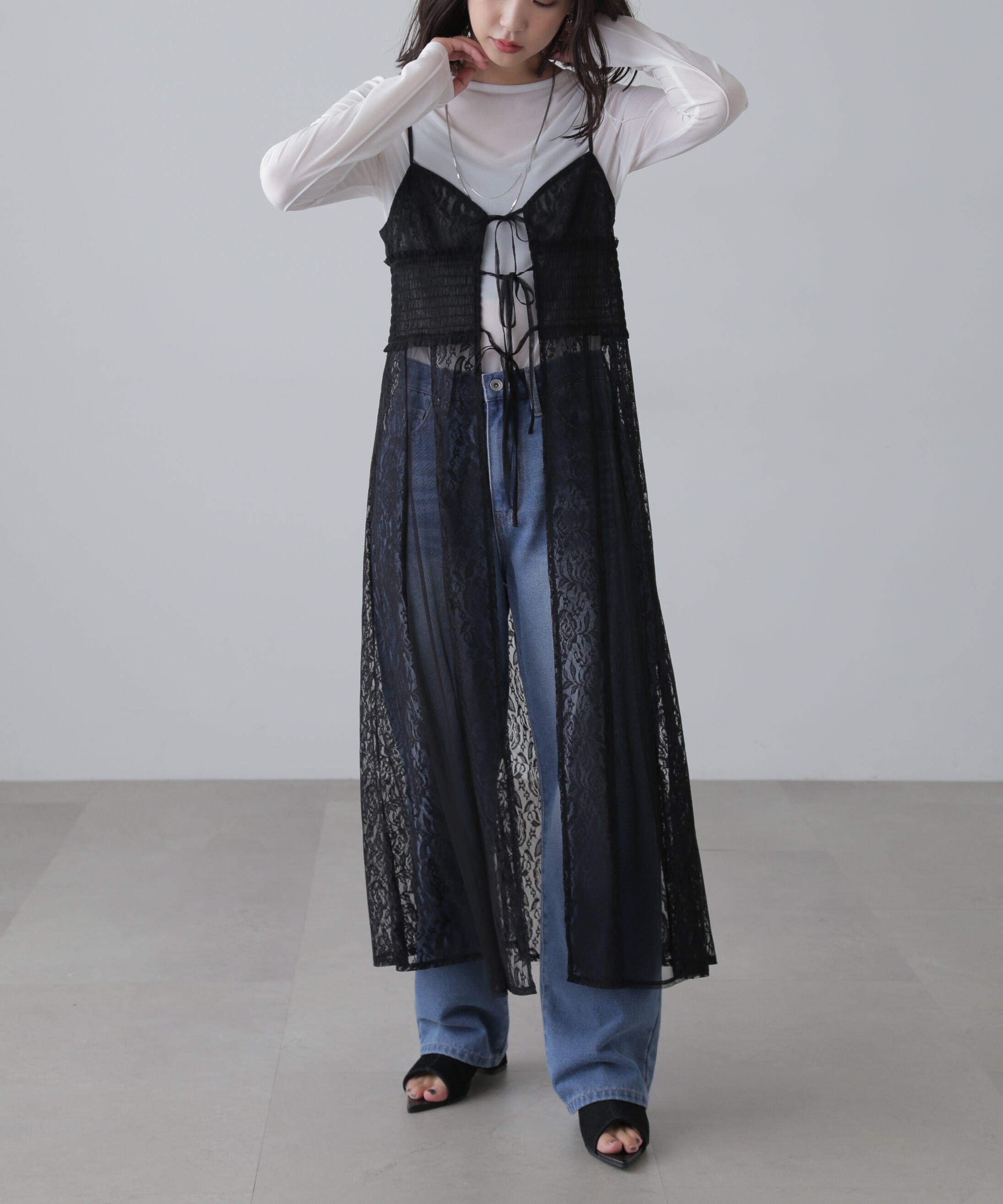  「[XS-Lサイズ展開]ストレートデニムパンツ」|その他|