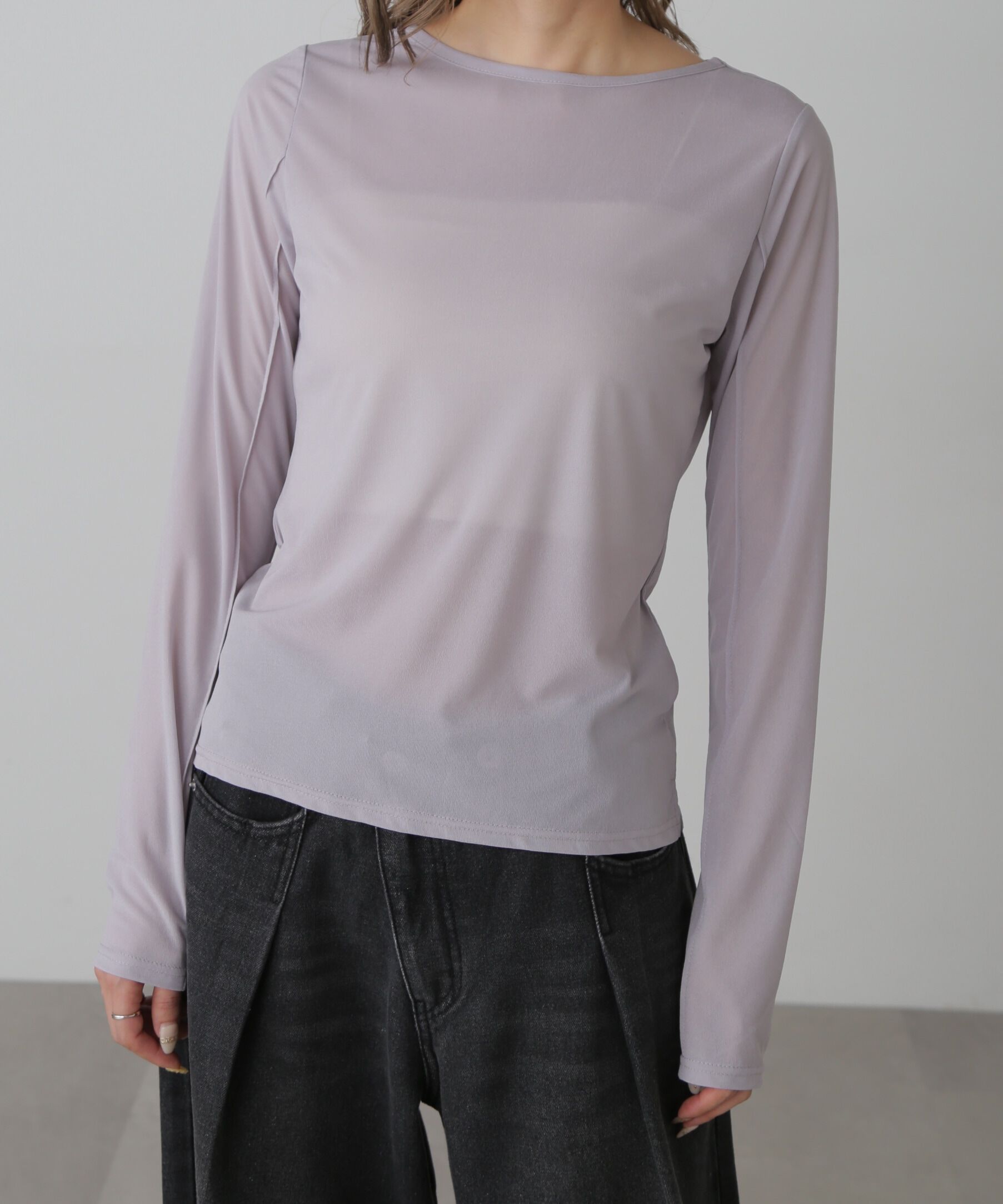  「シアークルーネックカットソー」|Tシャツ・カットソー|