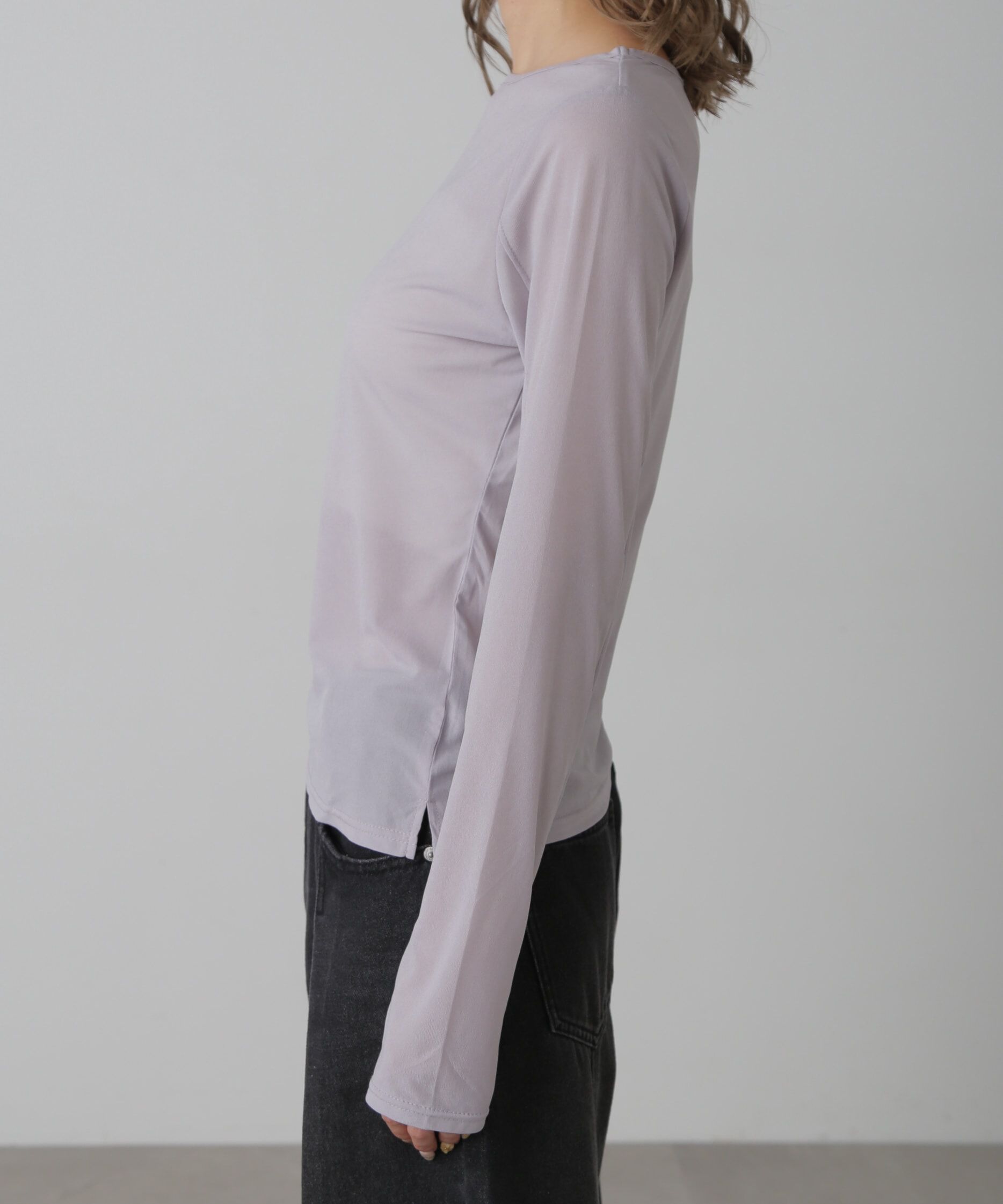  「シアークルーネックカットソー」|Tシャツ・カットソー|