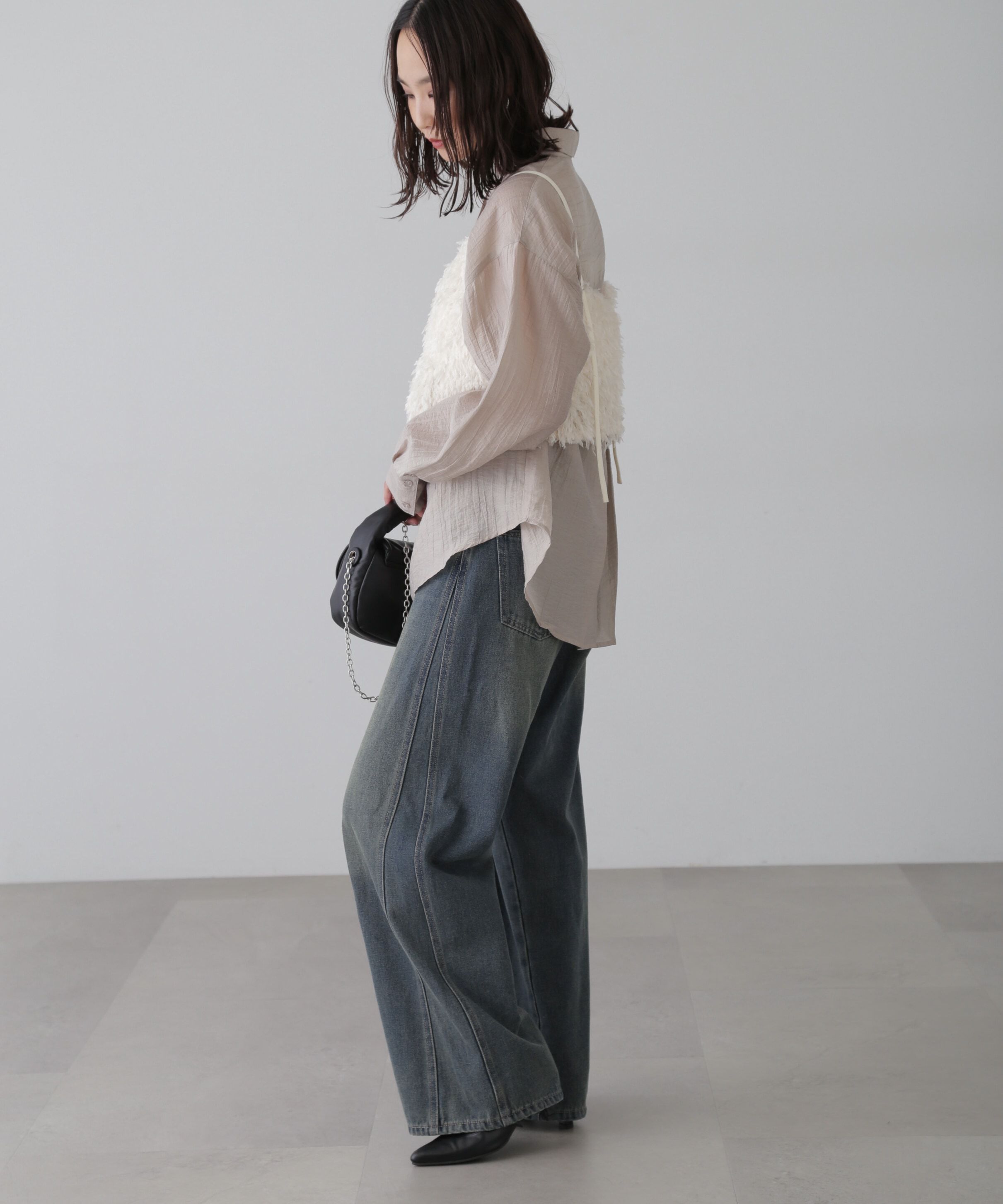  「ワッシャービッグシャツ」|シャツ・ブラウス|