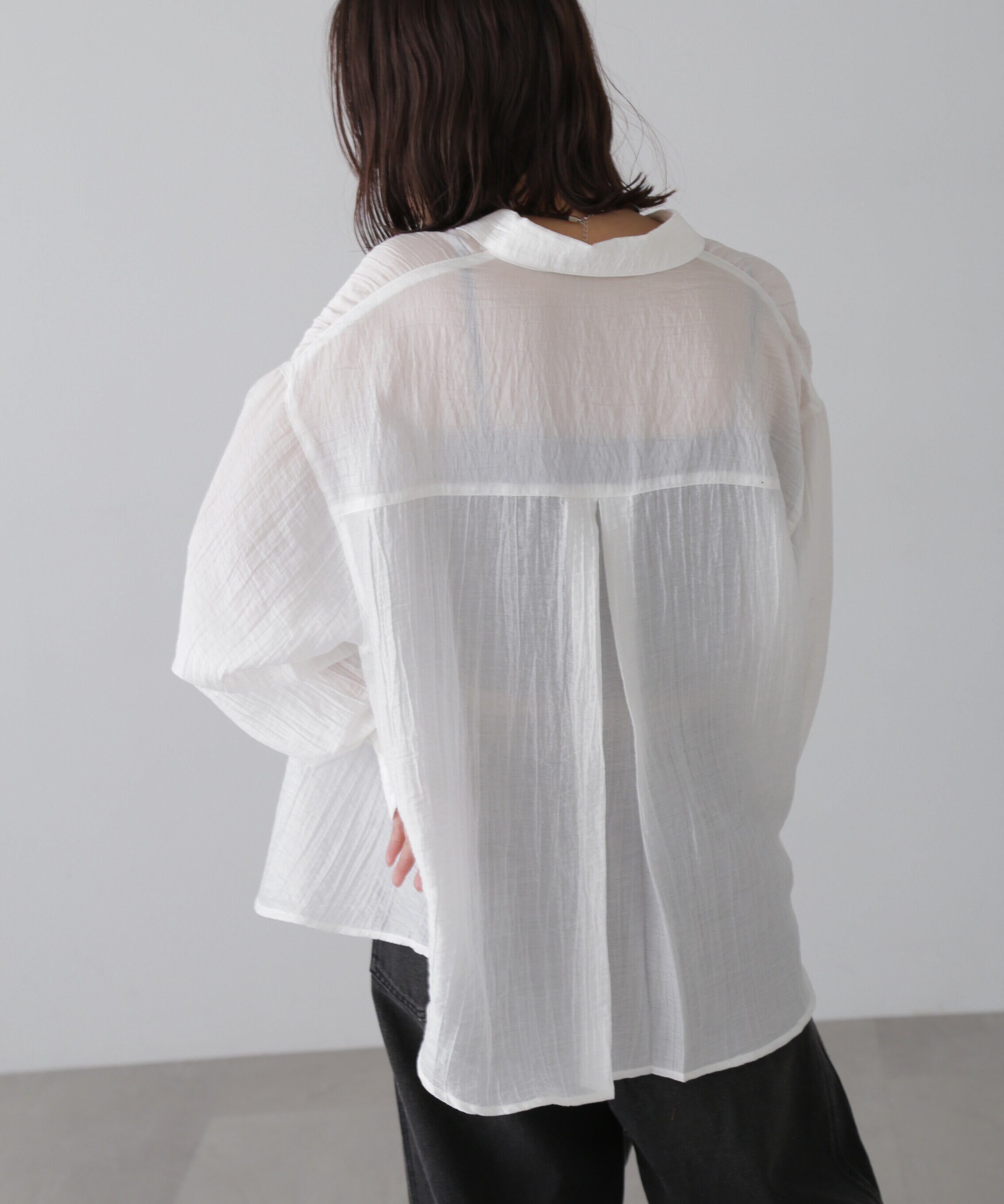  「ワッシャービッグシャツ」|シャツ・ブラウス|