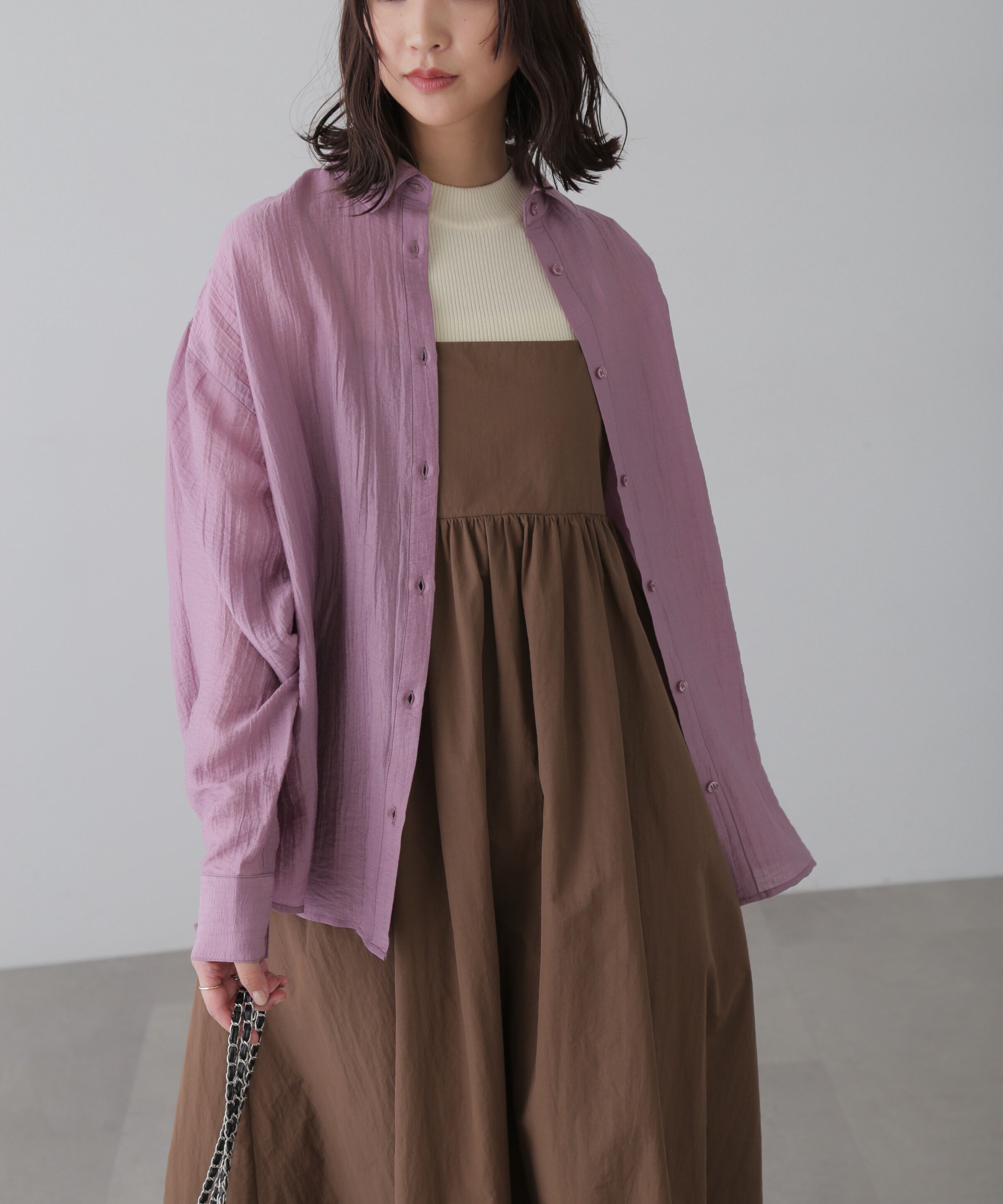  「ワッシャービッグシャツ」|シャツ・ブラウス|