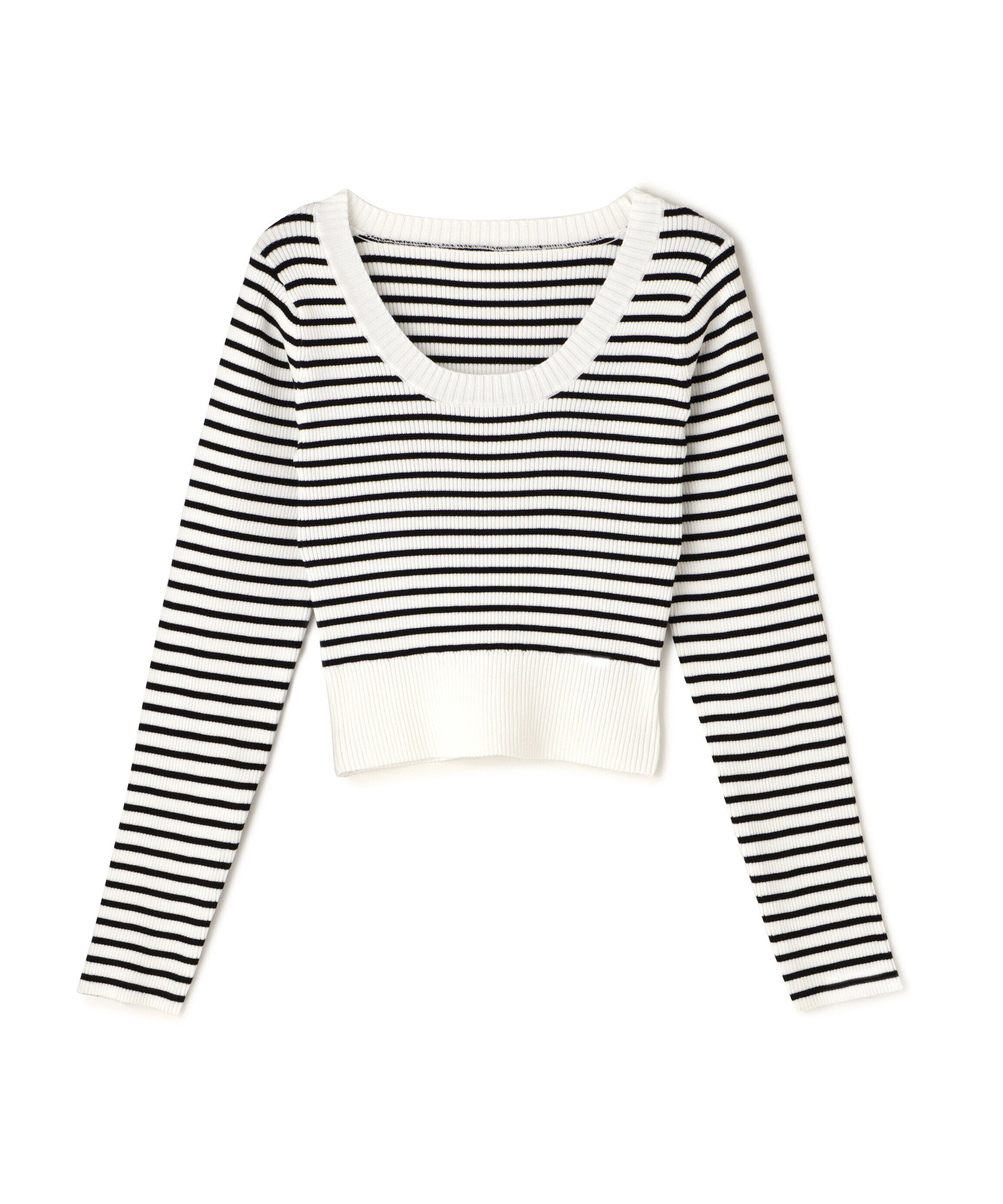  「〈洗える〉マシンウォッシャブルUネックニット」|ニット・セーター|