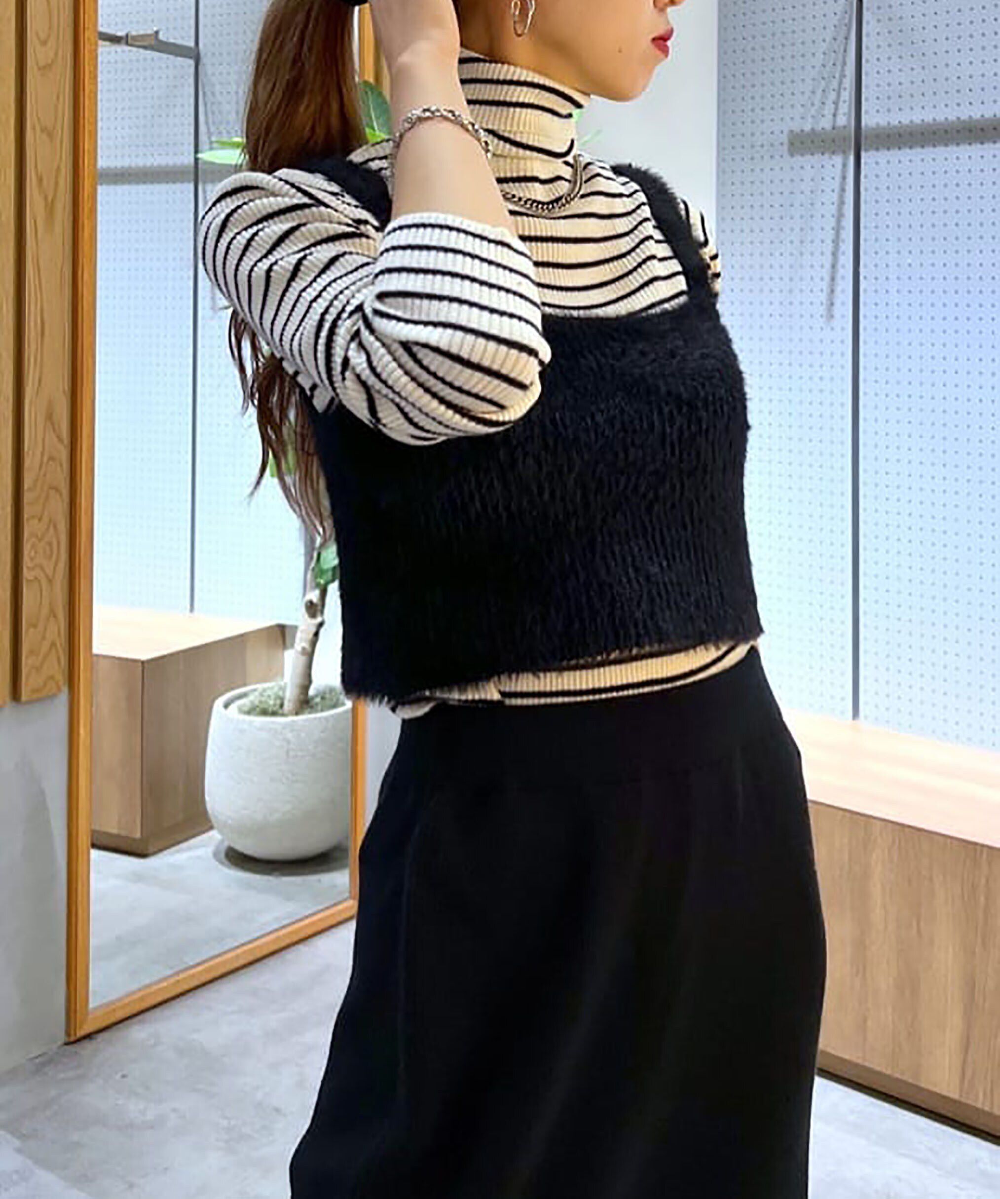  「タートルネックリブニット」|ニット・セーター|