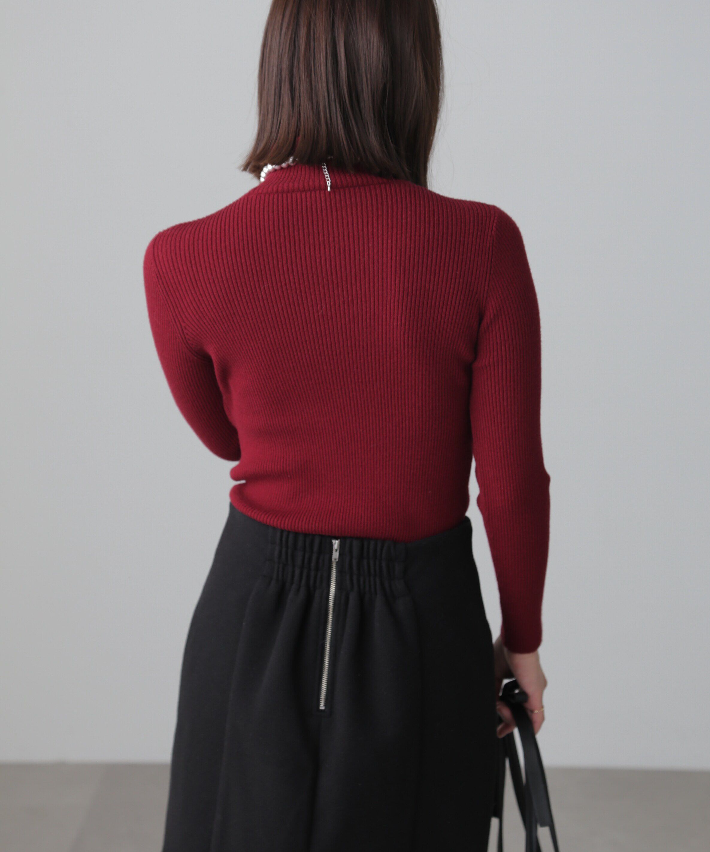  「タートルネックリブニット」|ニット・セーター|