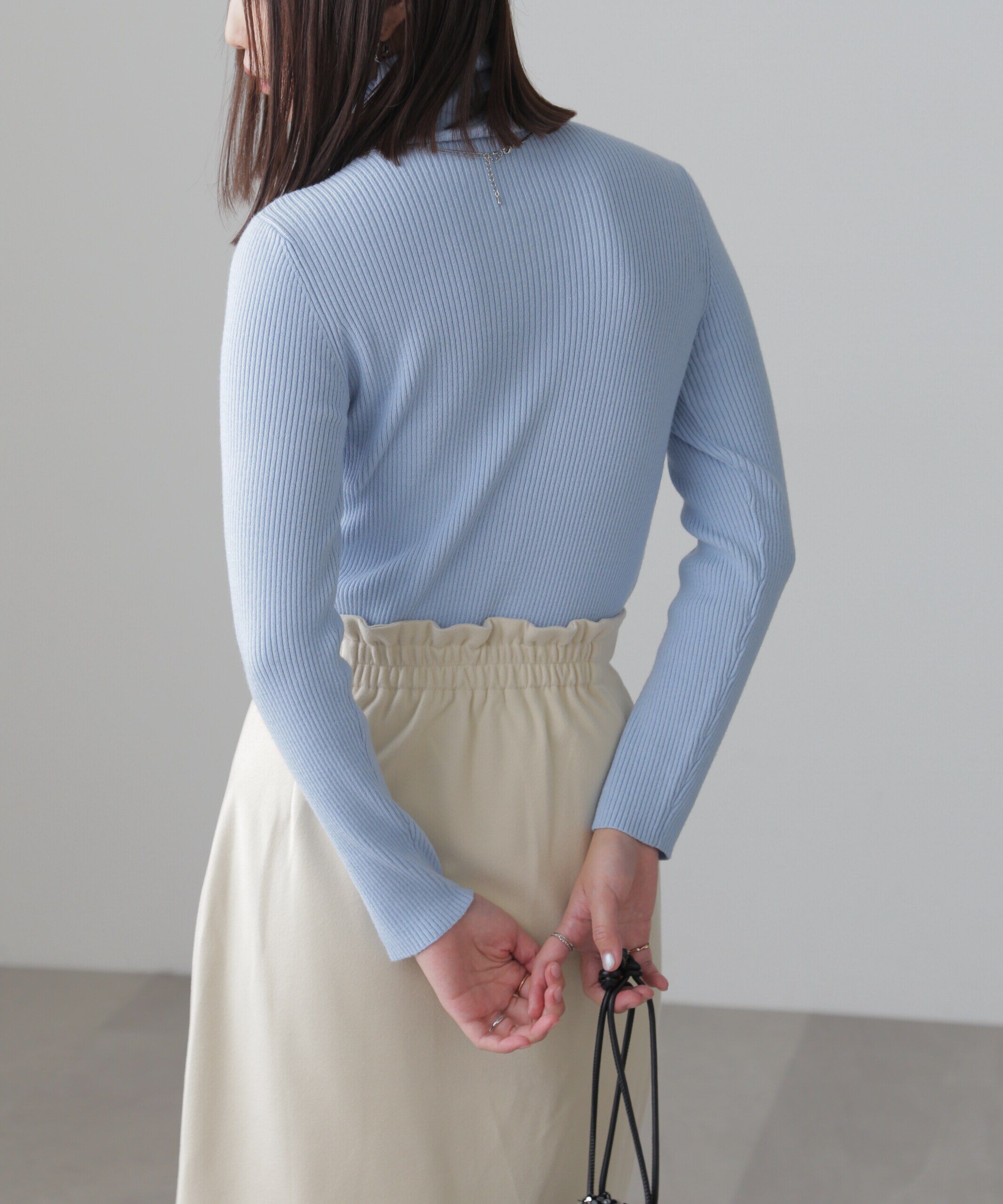  「タートルネックリブニット」|ニット・セーター|