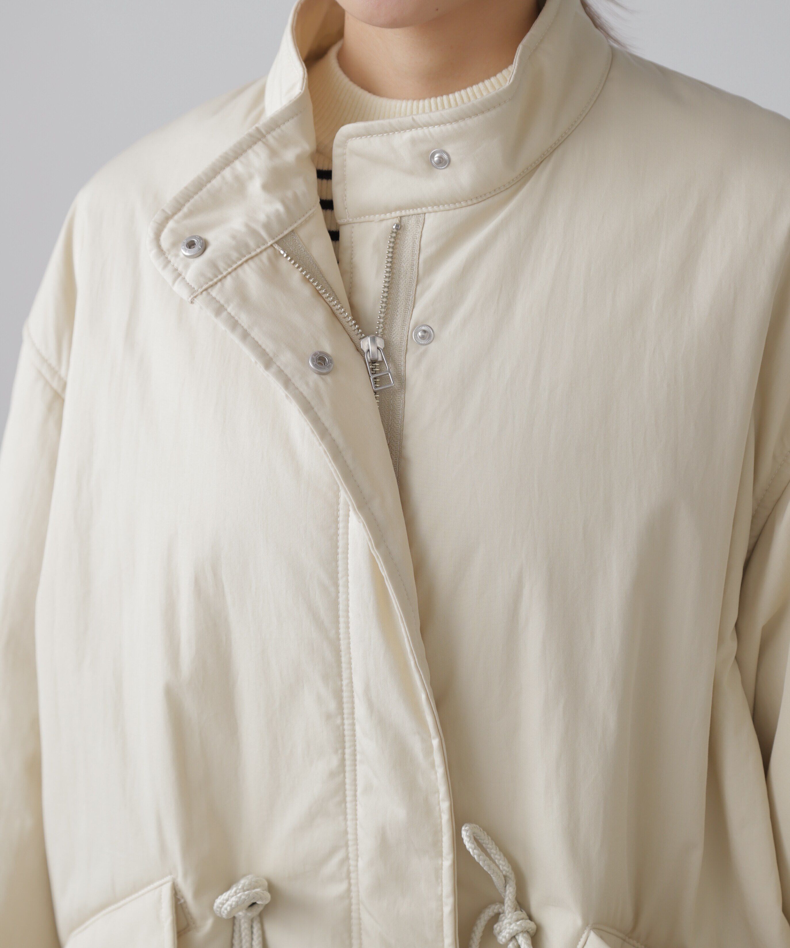  「中綿ロングミリタリーコート」|その他|