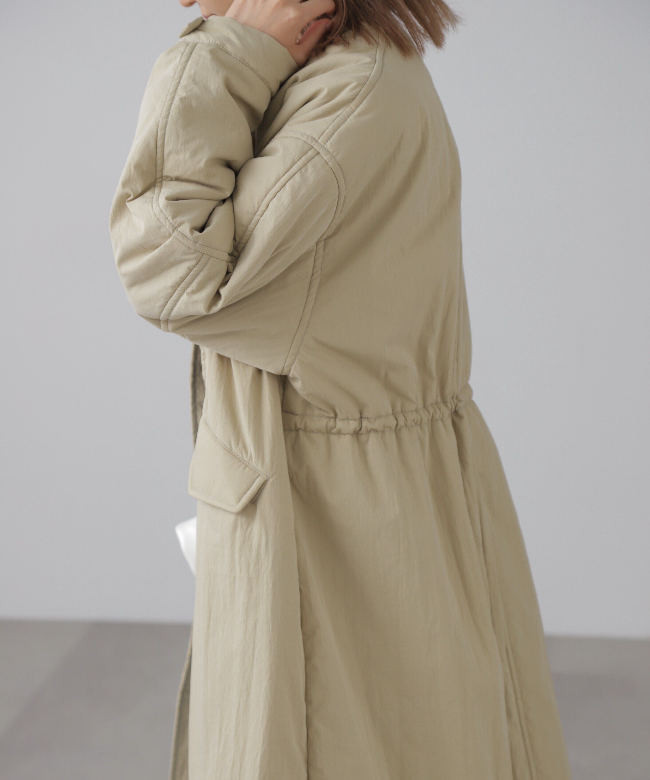  「中綿ロングミリタリーコート」|その他|