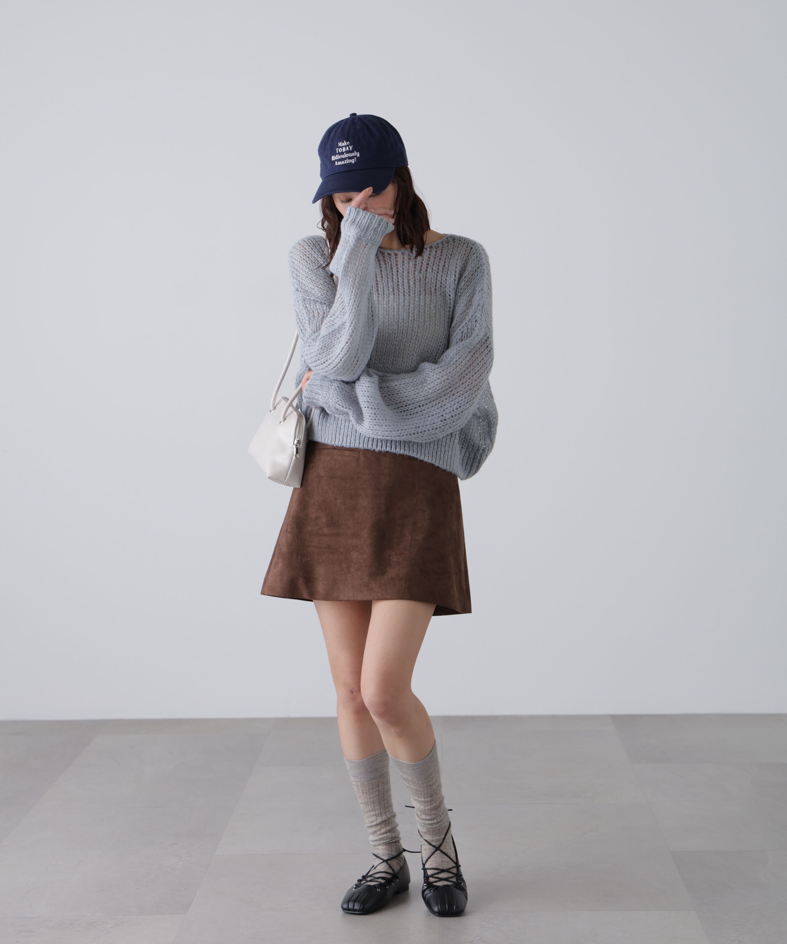  「シアーモヘヤラメニット」|ニット・セーター|