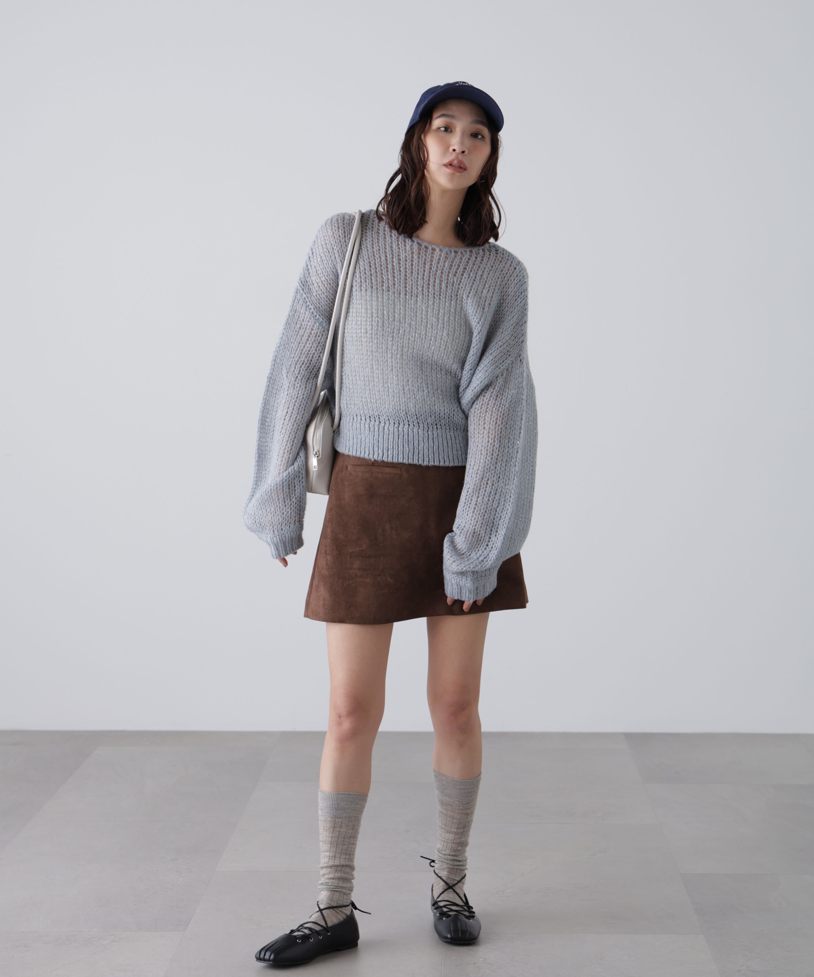  「シアーモヘヤラメニット」|ニット・セーター|