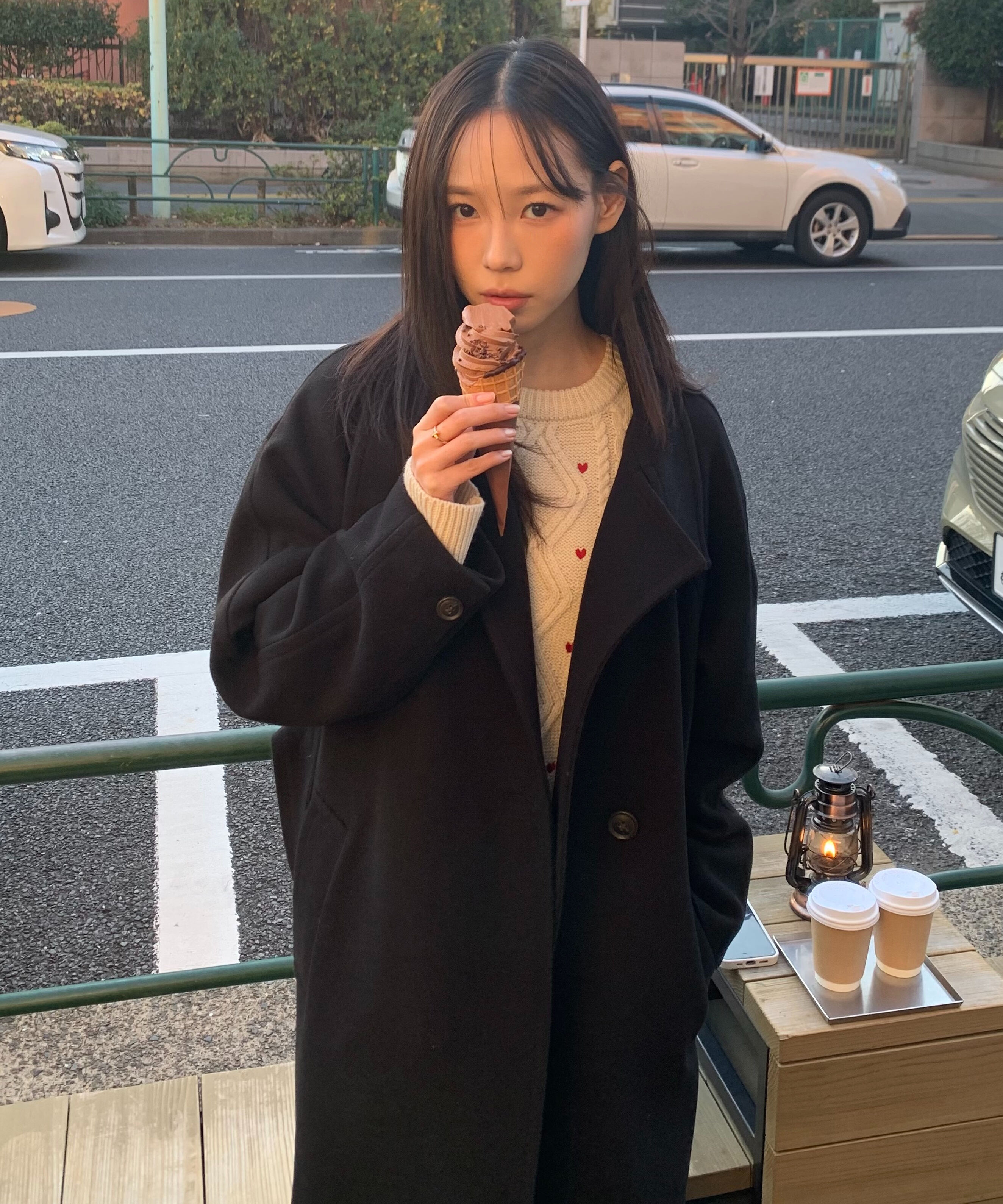  「[累計販売5000枚！選べる4色]スタンドカラーメルトンロングコート」|その他|