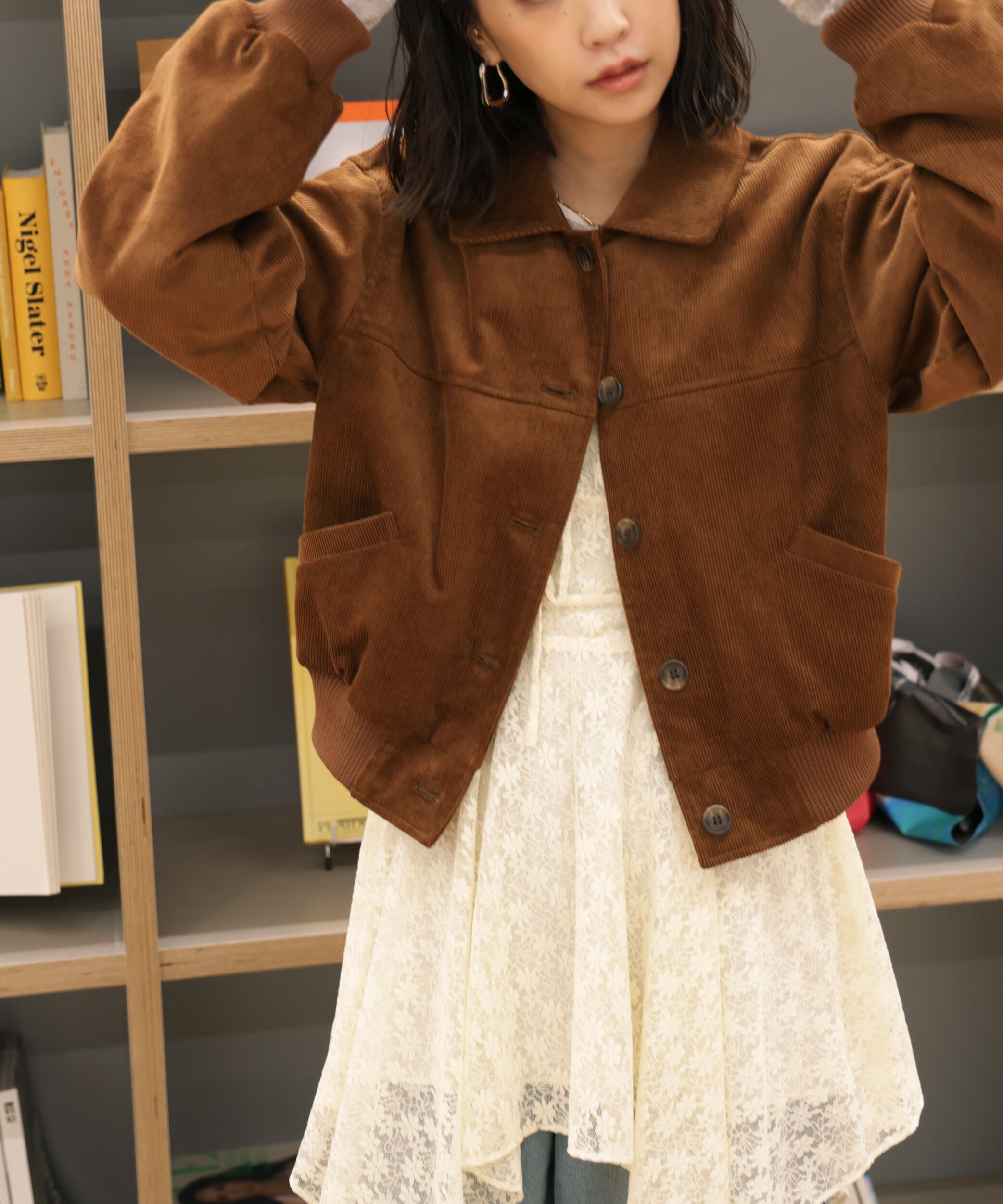  「コーデュロイ中綿ブルゾン」|ブルゾン・スタジャン|