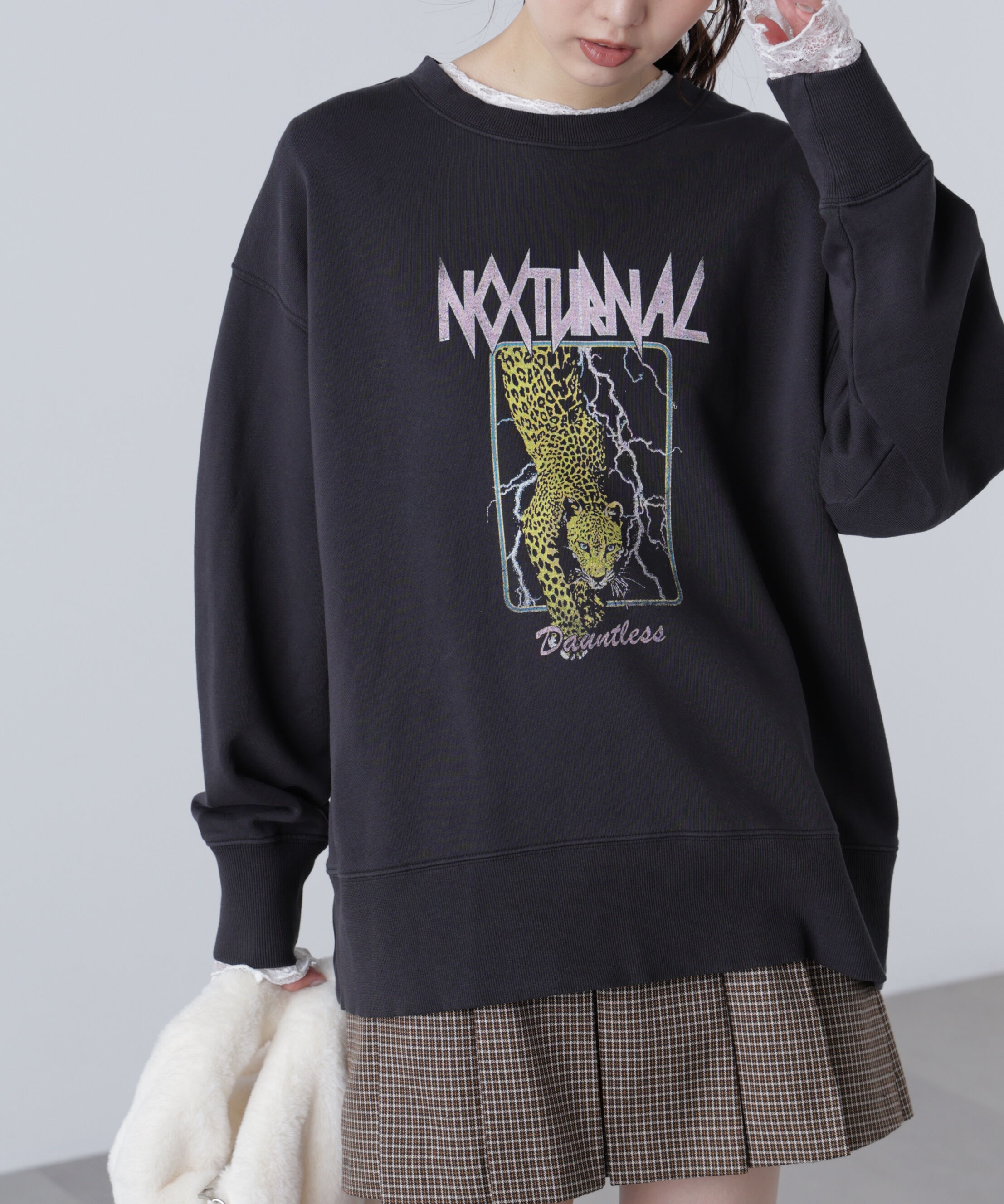  「ロックプリントスウェット」|Tシャツ・カットソー|