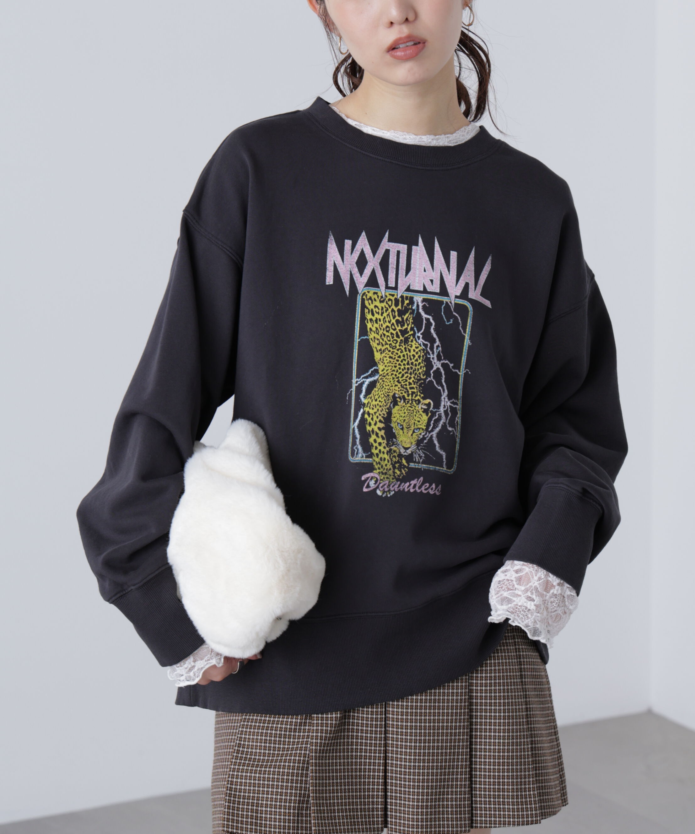  「ロックプリントスウェット」|Tシャツ・カットソー|