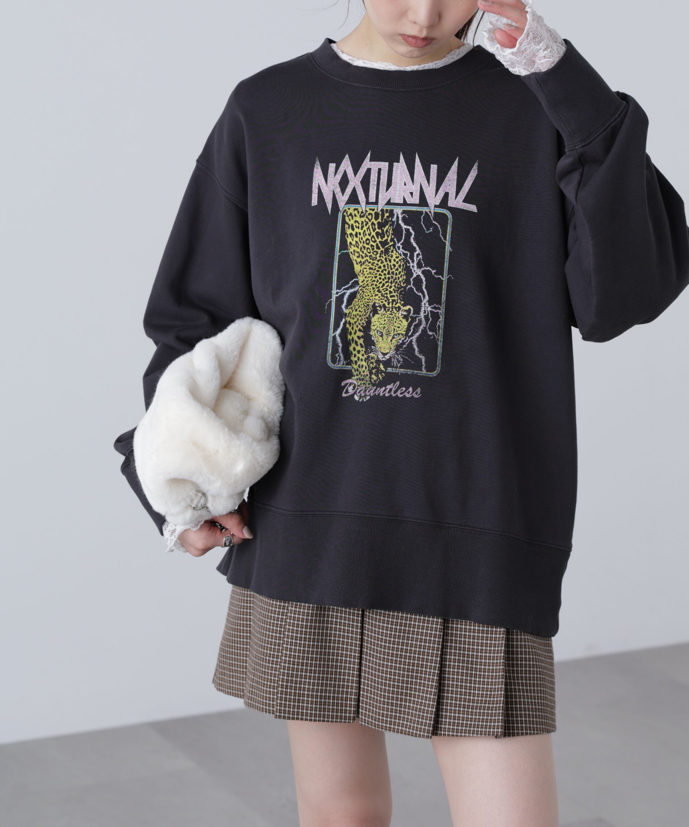  「ロックプリントスウェット」|Tシャツ・カットソー|