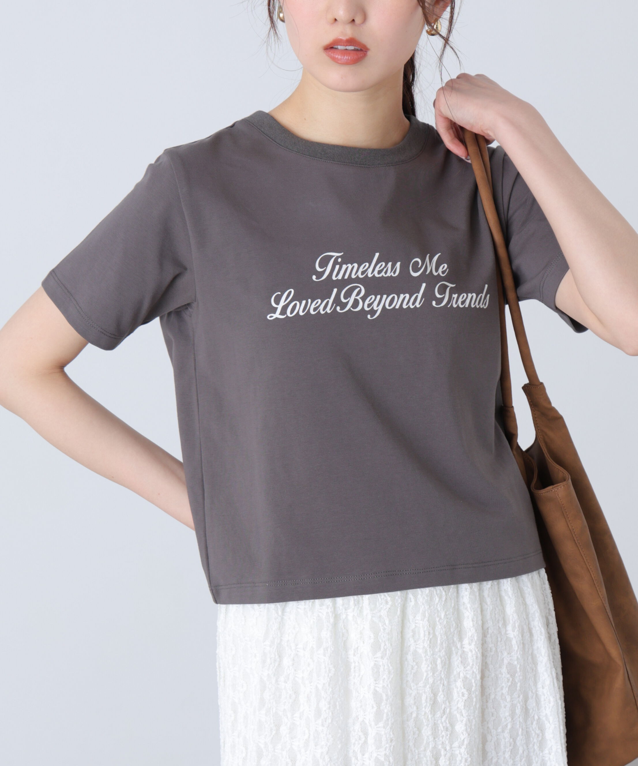  「ロゴプリントコンパクトTシャツ」|Tシャツ・カットソー|スミクロ