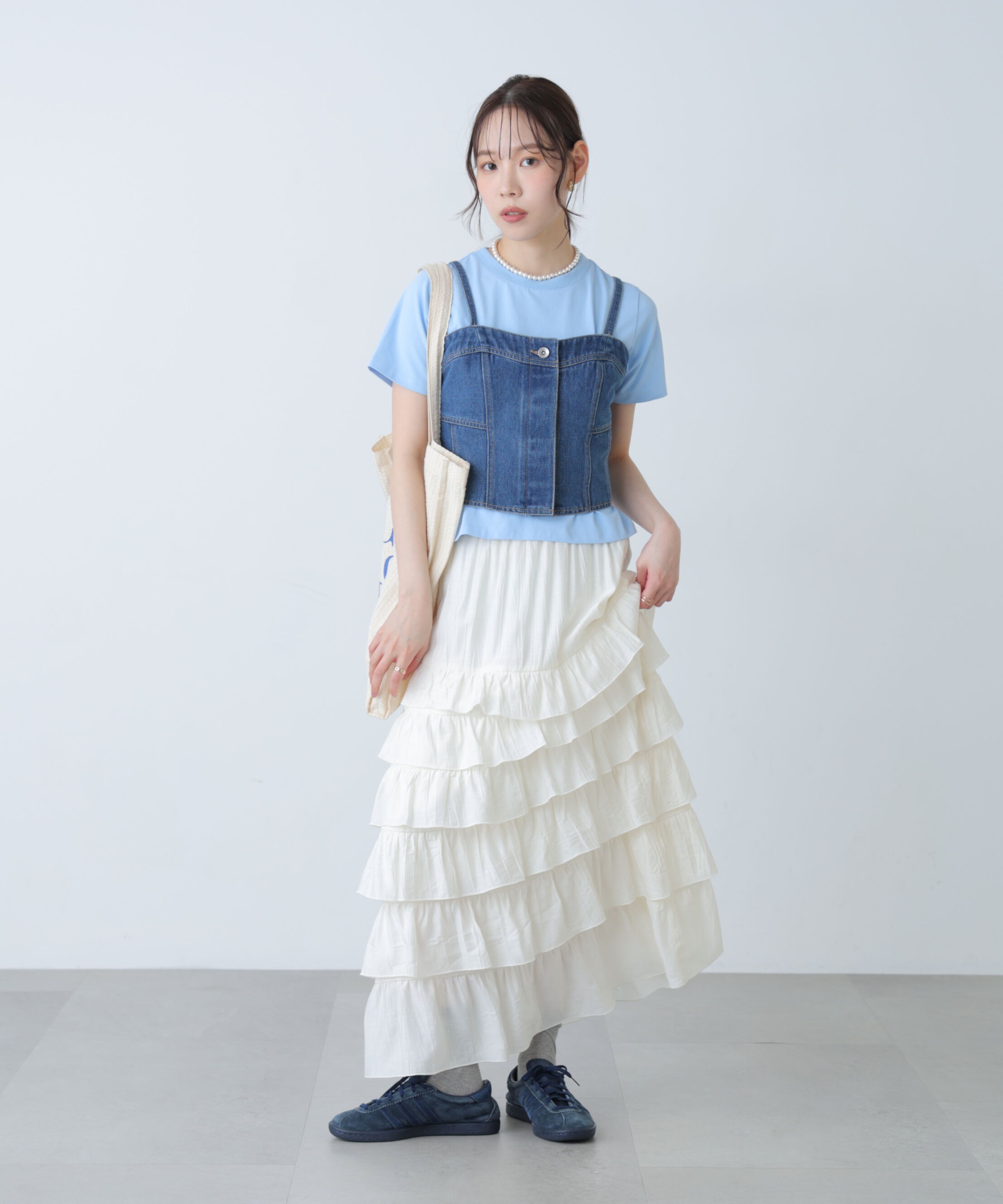  「ロゴプリントコンパクトTシャツ」|Tシャツ・カットソー|